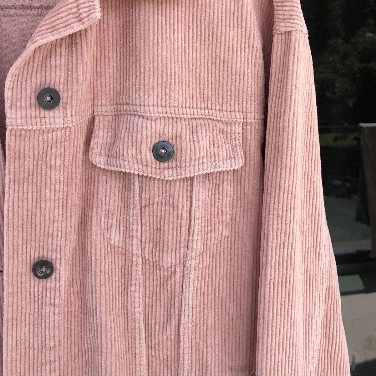 Zara Zara Pink Oversize Corduroy Jacket Size M / US 6-8 / IT 42-44 - 6 Thumbnail