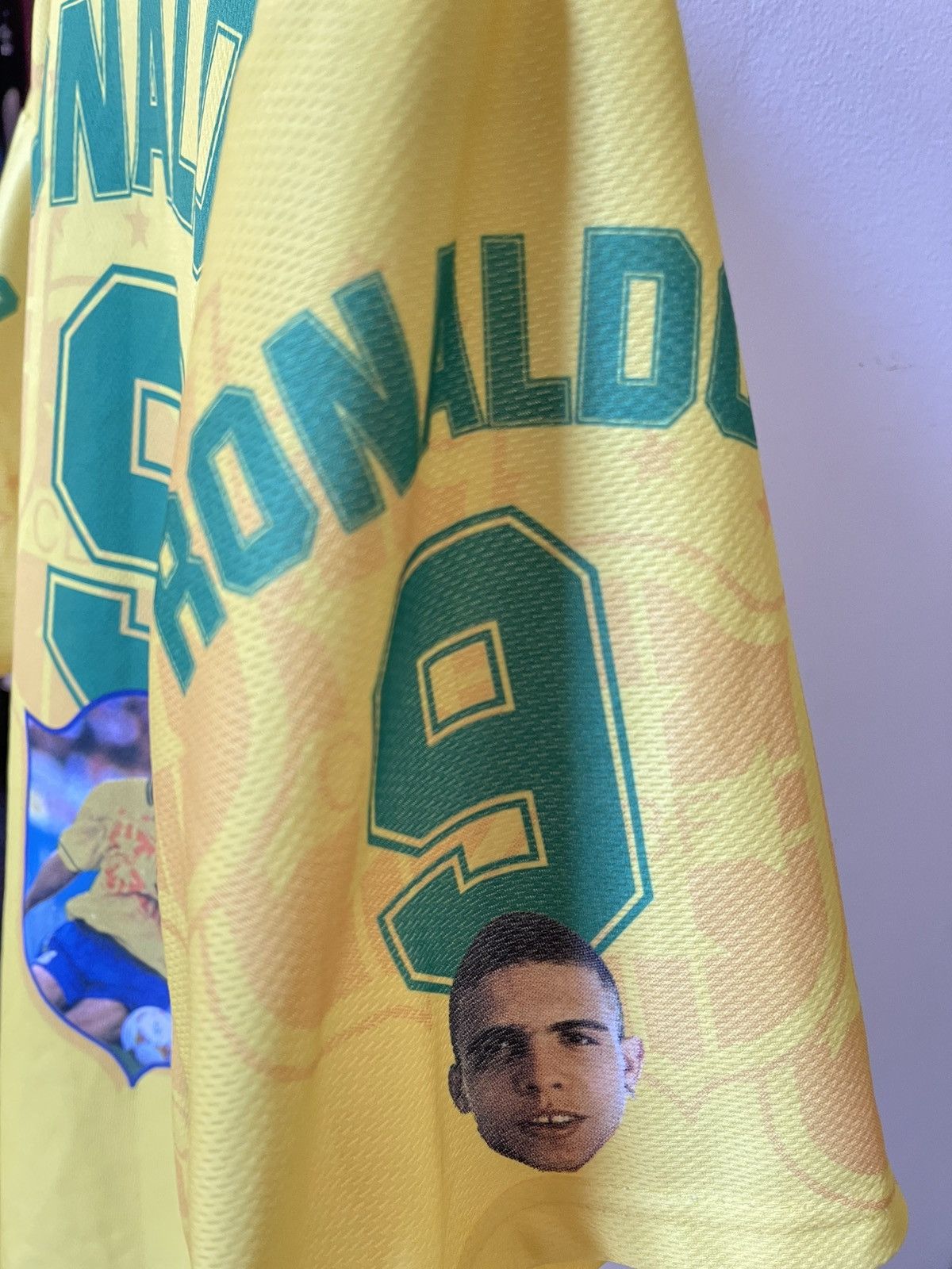 Vintage Vintage Ronaldo Brazil Jersey R9 Size US XXL / EU 58 / 5 - 4 Thumbnail
