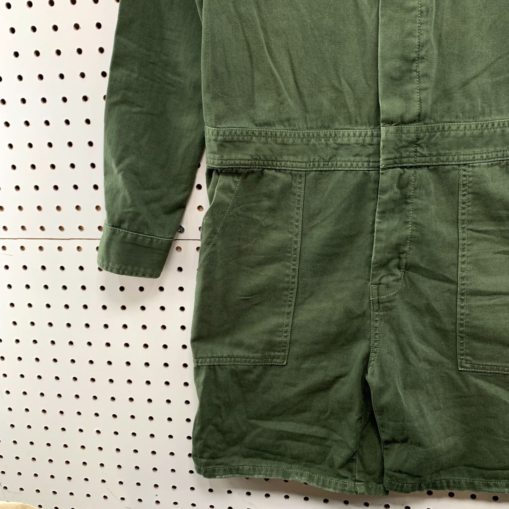 Vintage Current Elliot Coveralls Shorts Womens Size 0 Military Army Green 18x35 Urban Army Style Womens 0 Size 25" / US 0 / IT 36 - 5 Thumbnail