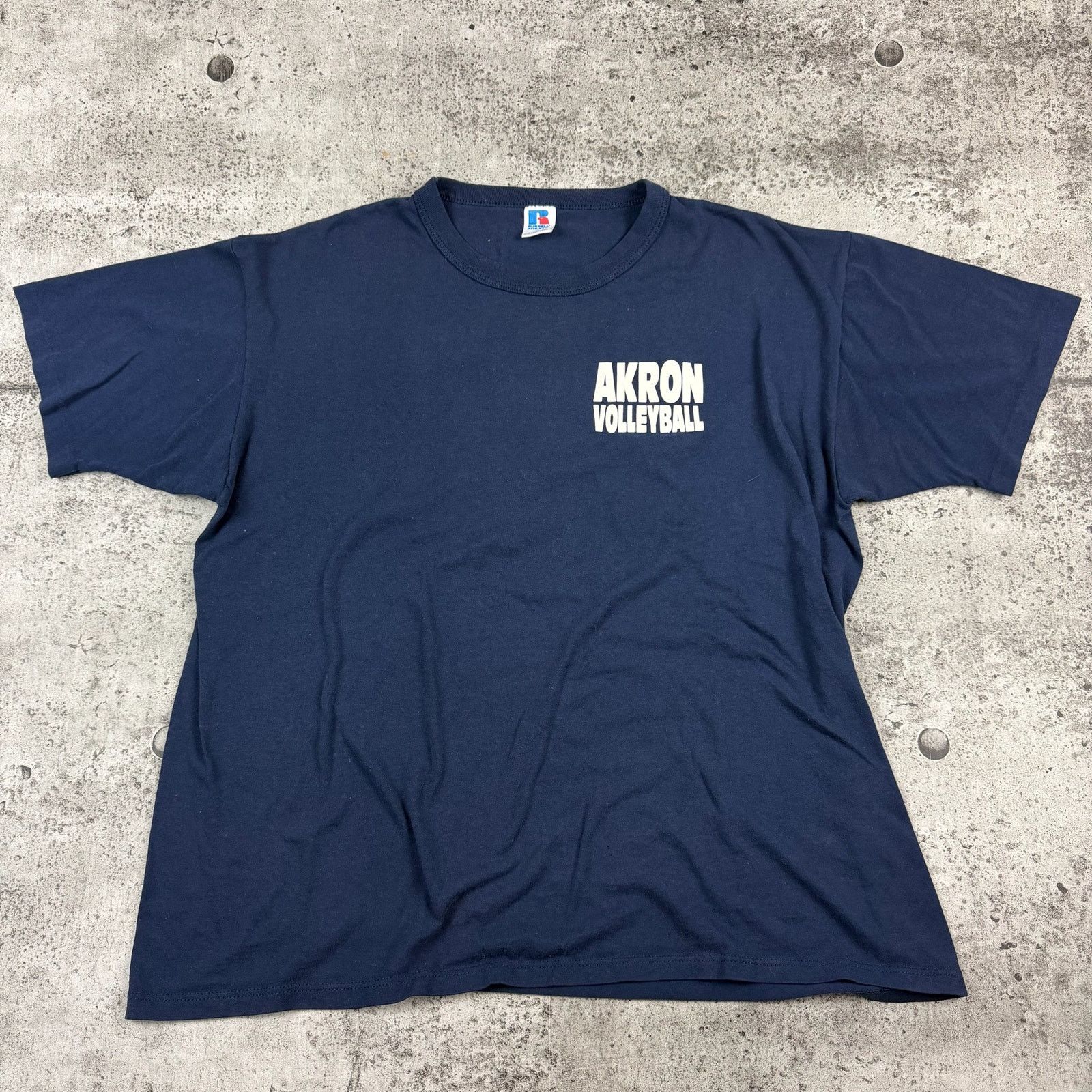 Russell Athletic Vintage Akron University Volleyball Shirt XL Russell Size US XL / EU 56 / 4 - 4 Thumbnail