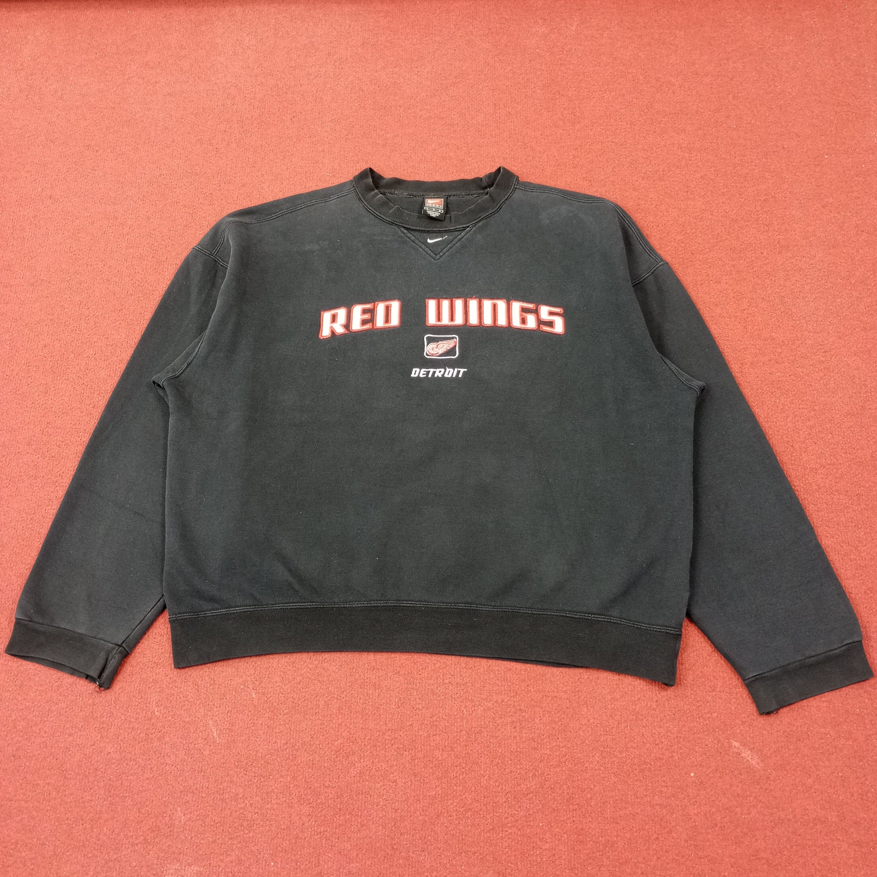 Nike Nike Red Wings Detroit Ice Hockey Team Sweatshirt c234n15 Size US XXL / EU 58 / 5 - 1 Thumbnail