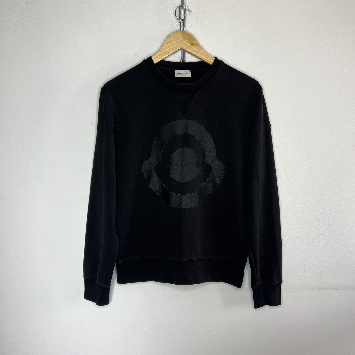 Moncler Moncler sweatshirt BIG logo Sweatshrit Size M / US 6-8 / IT 42-44 - 1 Thumbnail