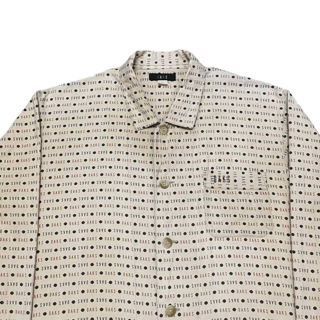 Vintage Daks London Monogram Shirts Button Ups