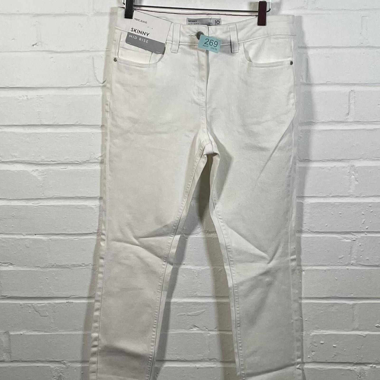 NEXT Next Women's White Jeans Size 28" / US 6 / IT 42 - 1 Thumbnail