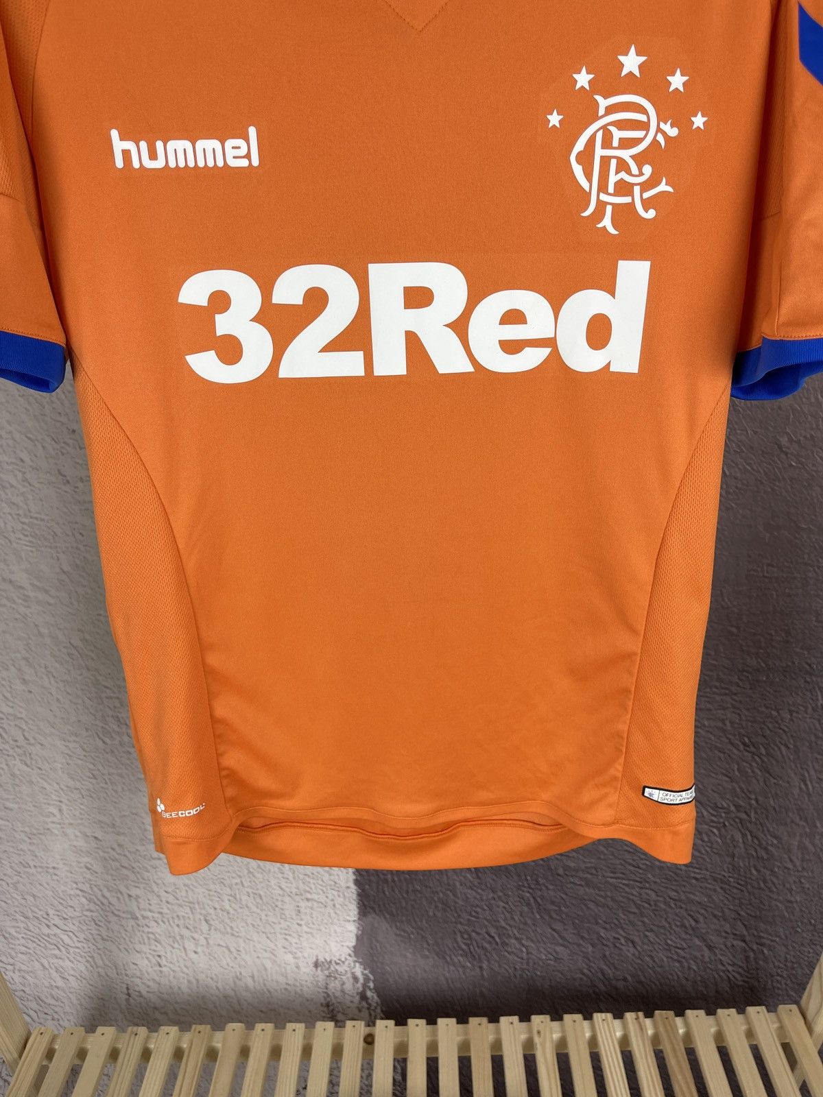 Hummel Hummel Rangers 2018 2019 third soccer jersey football shirt Size US S / EU 44-46 / 1 - 5 Thumbnail