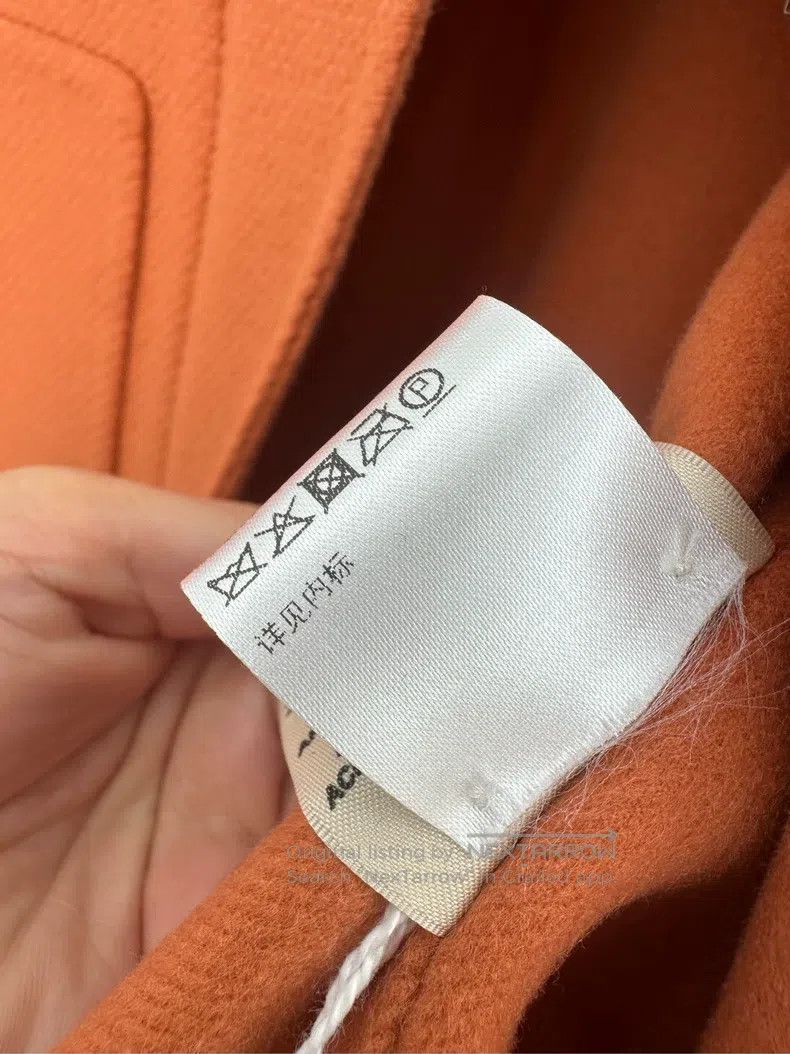 Hermes Hermes Orange Plaid Short Jacket Size XS / US 0-2 / IT 36-38 - 3 Thumbnail