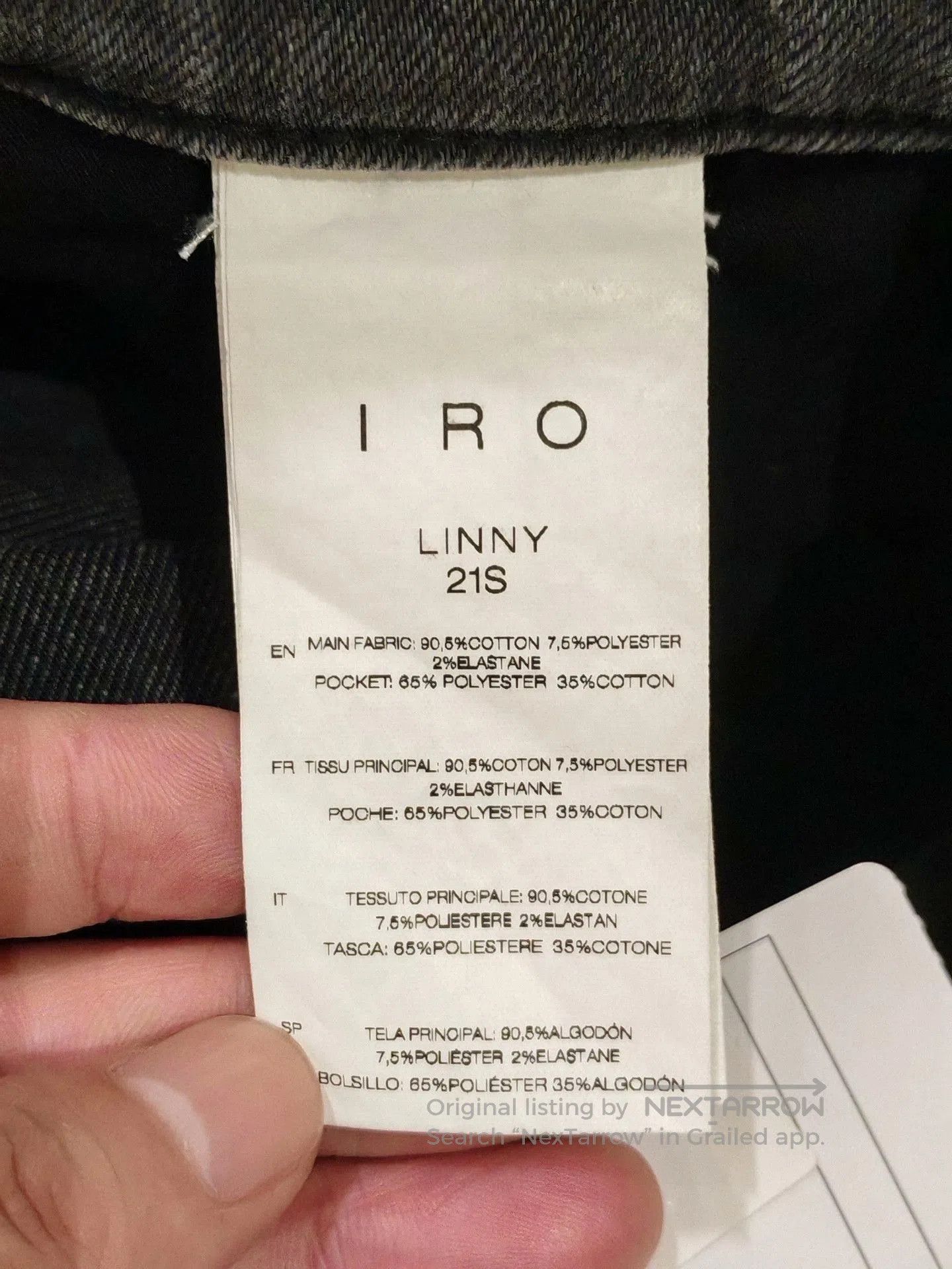 Iro IRO Linnie Denim Shorts. Size 24" / US 00 / IT 34 - 5 Thumbnail