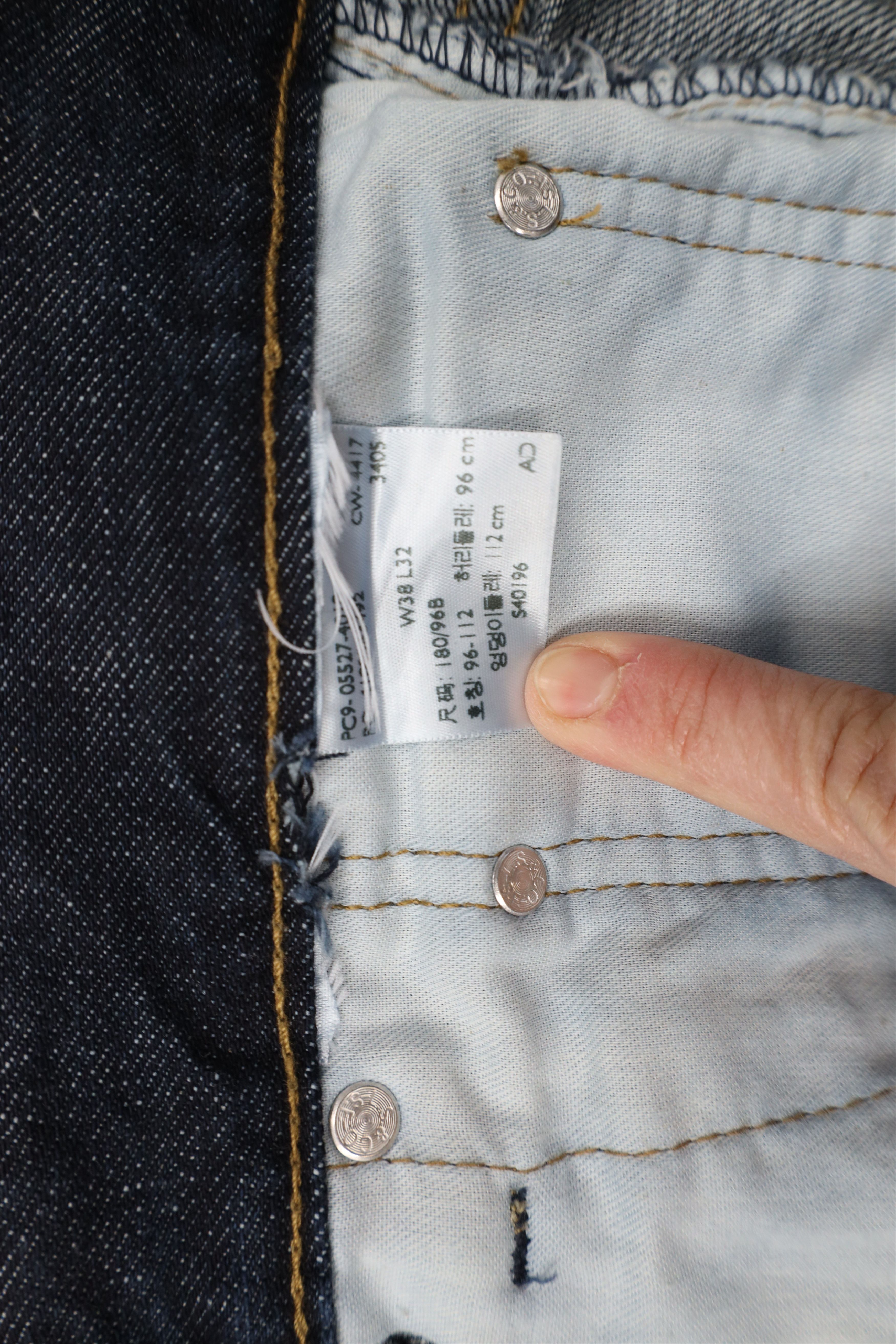 Levi's Vintage Y2K Levis 527 Fit Flared Bootcut Denim Jeans Blue Size US 38 / EU 54 - 6 Thumbnail