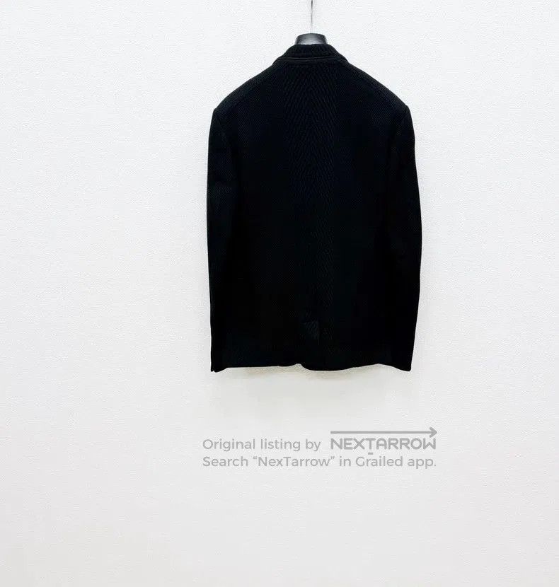 Versace VERSACE Leather Trim Casual Blazer. Size US XL / EU 56 / 4 - 2 Thumbnail
