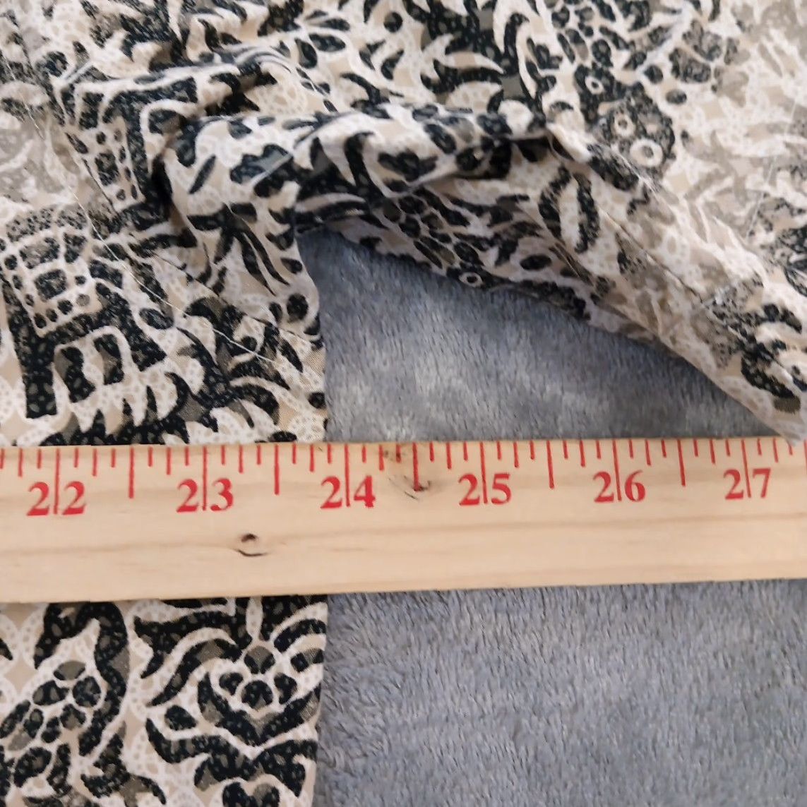 Vintage Natural Issue Shirt Mens Medium Gray Geometric Short Sleeve Button Down Cotton Size US M / EU 48-50 / 2 - 6 Thumbnail