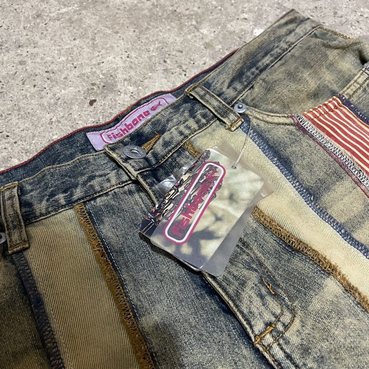 If Six Was Nine × Tornado Mart × Vintage Vintage fishbone boot cut flared jeans Size US 32 / EU 48 - 5 Thumbnail