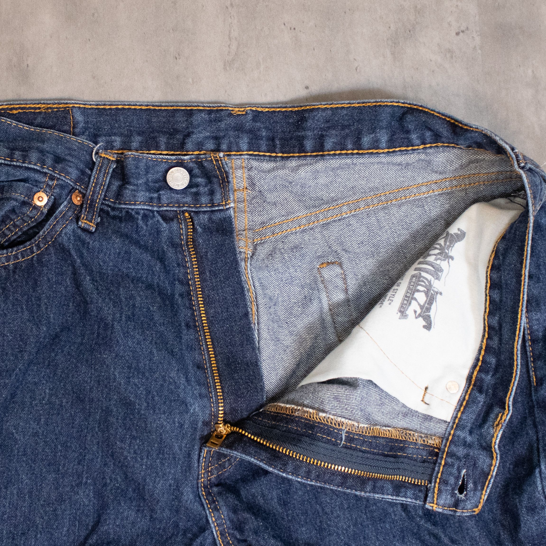 Levi's Levis Cut Off Baggy Indigo Distressed Jorts Shorts Size US 36 / EU 52 - 9 Thumbnail