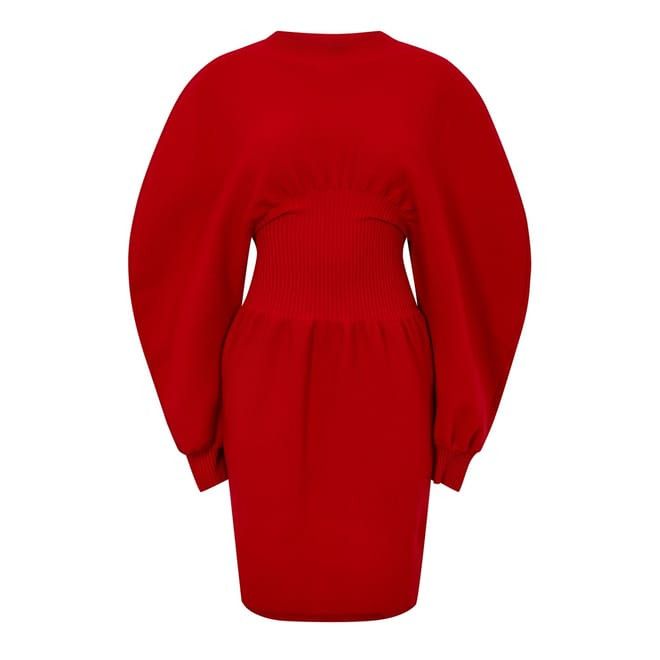 Bottega Veneta Bottega Veneta Puff Sleeve Crew Neck Knee Length Sweater Size L / US 10 / IT 46 - 1 Thumbnail