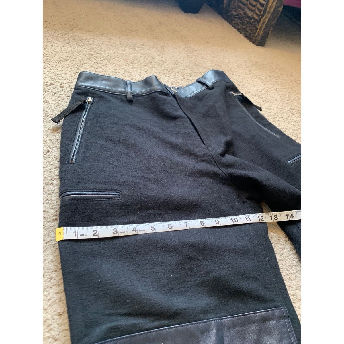 Helmut Lang HELMUT LANG LEATHER FLIGHT PANTS Size US 32 / EU 48 - 22 Thumbnail
