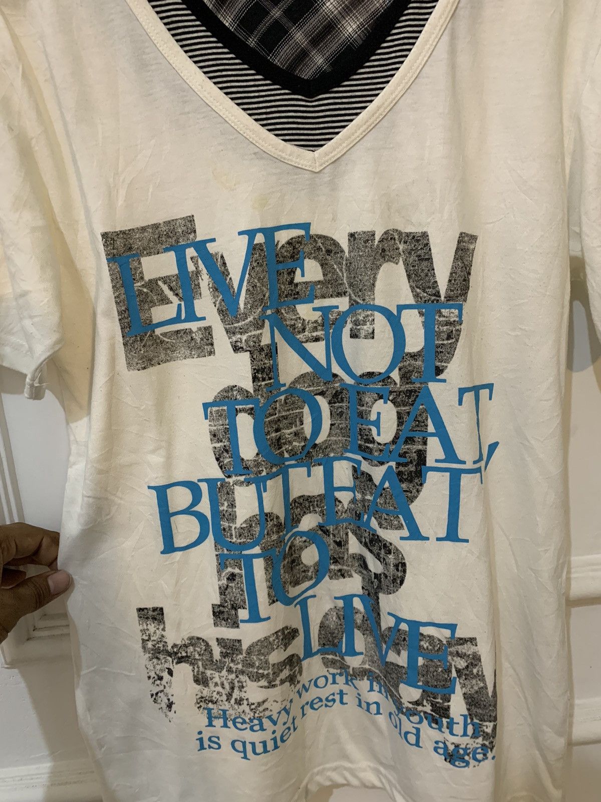 Hysteric Glamour × If Six Was Nine × Le Grande Bleu (L.G.B.) Japanese poem double layer ifsixwasnine styel Size US L / EU 52-54 / 3 - 4 Thumbnail