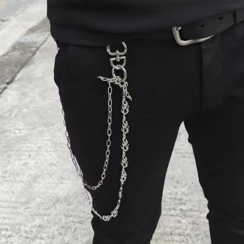 Other Flame Wing Punk Hip Hop Waist Pant Chain Size ONE SIZE - 5 Thumbnail