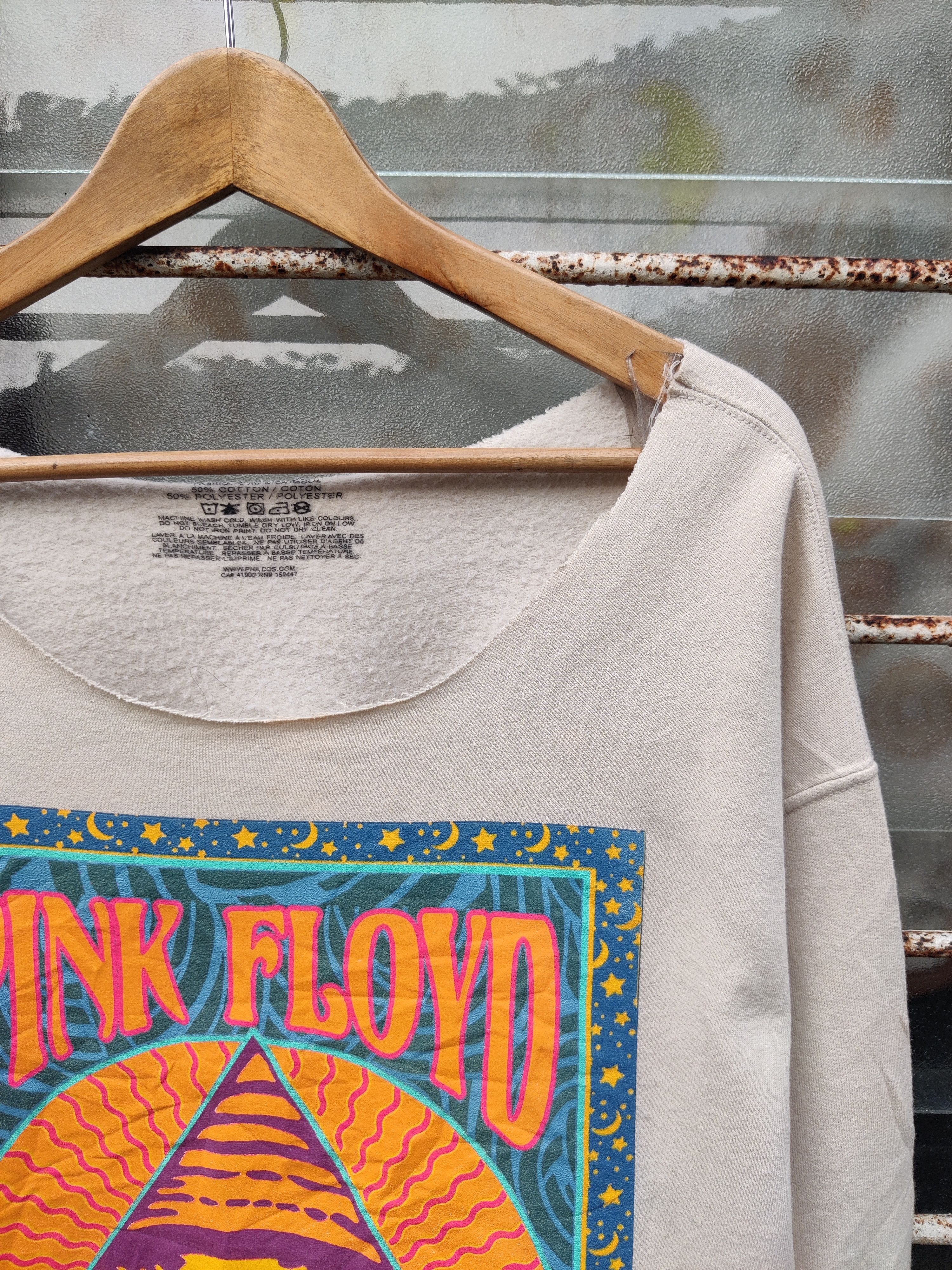 Band Tees Pink Floyd Rock Chop Off Neck Sweatshirt Size US L / EU 52-54 / 3 - 2 Thumbnail