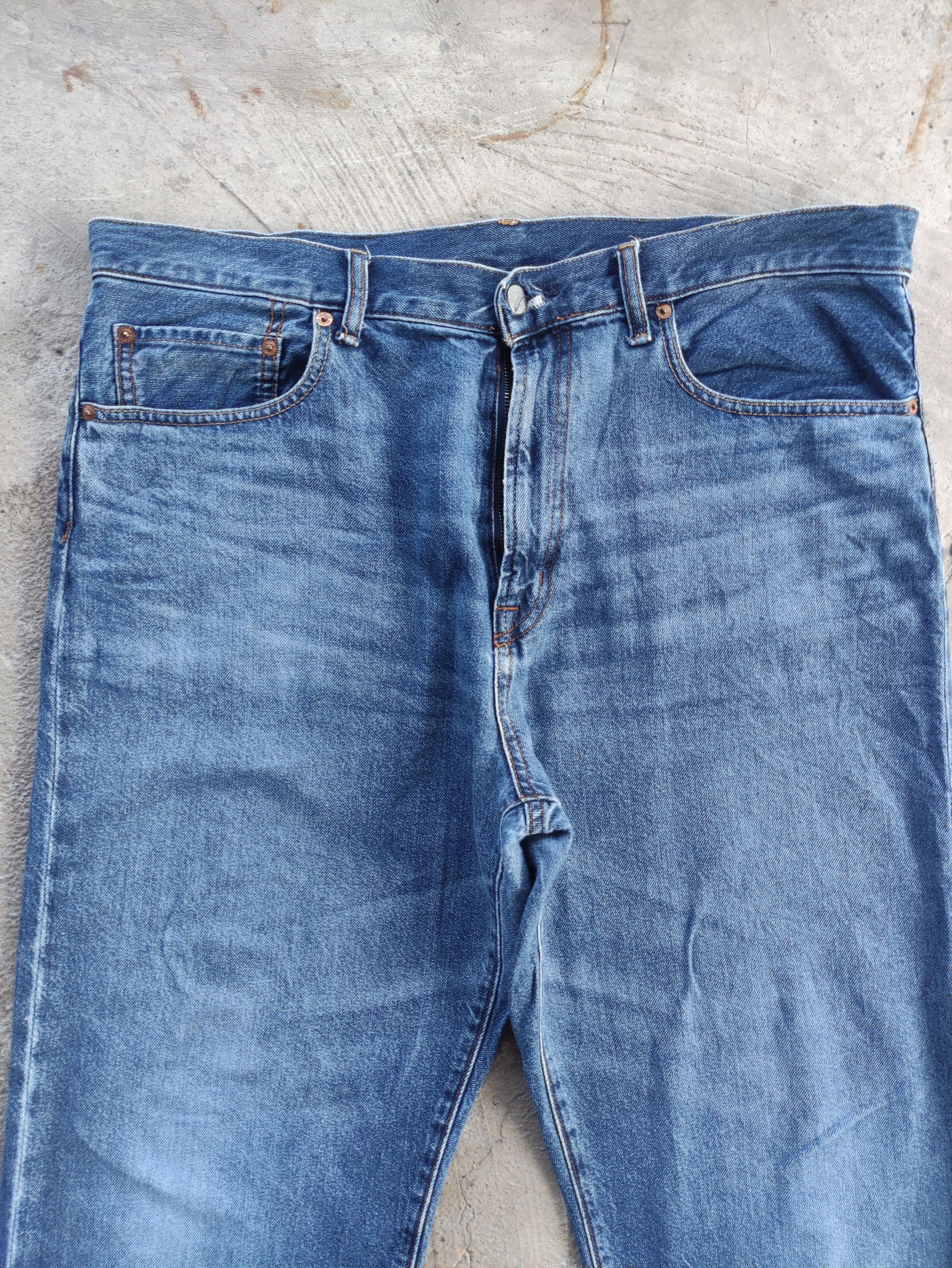GU Vintage GU Baggy Jean Faded Denim Pants Size US 40 / EU 56 - 3 Thumbnail