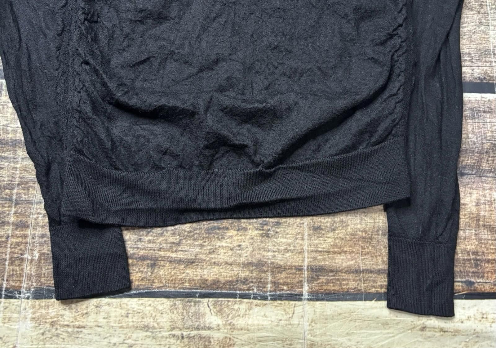 Other Burberry London Sweater Womens XS Merino Wool Ruched READ Size XS / US 0-2 / IT 36-38 - 9 Thumbnail