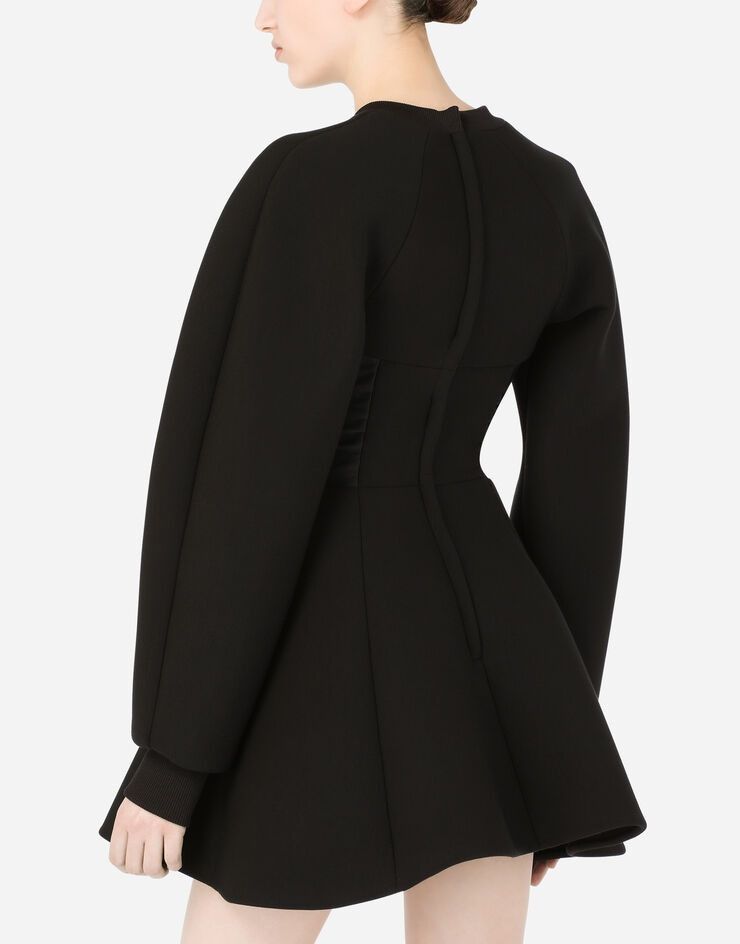 Dolce & Gabbana o1y0825 Mini Dress in Black Size L / US 10 / IT 46 - 3 Thumbnail