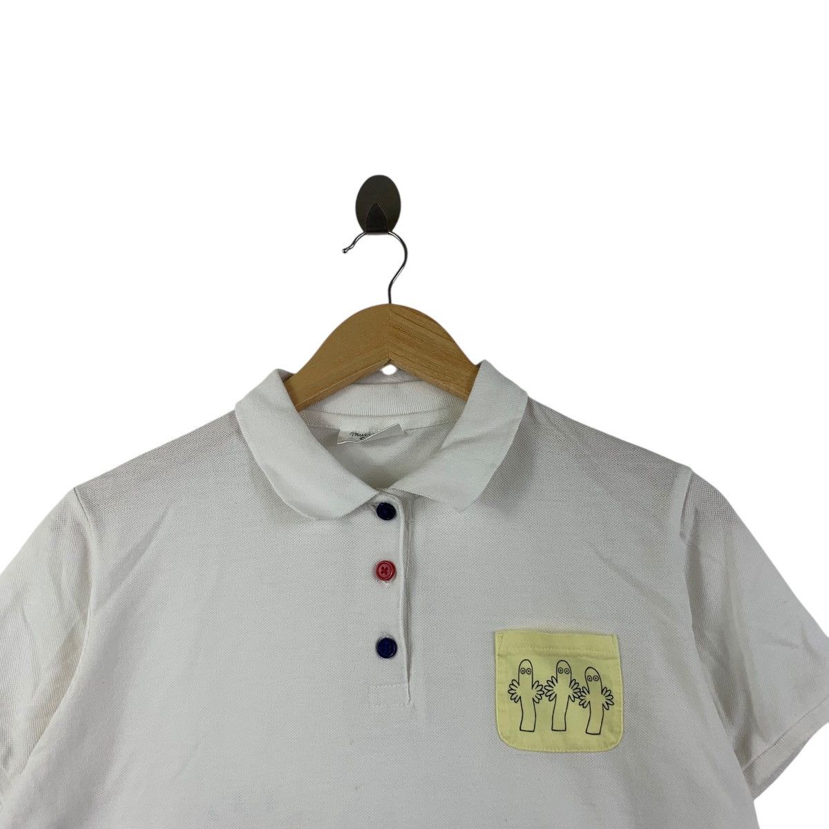 Vintage MOOMIN CHARACTERS Mymble Cartoon Comic Polo Tee Shirt Size S / US 4 / IT 40 - 3 Thumbnail
