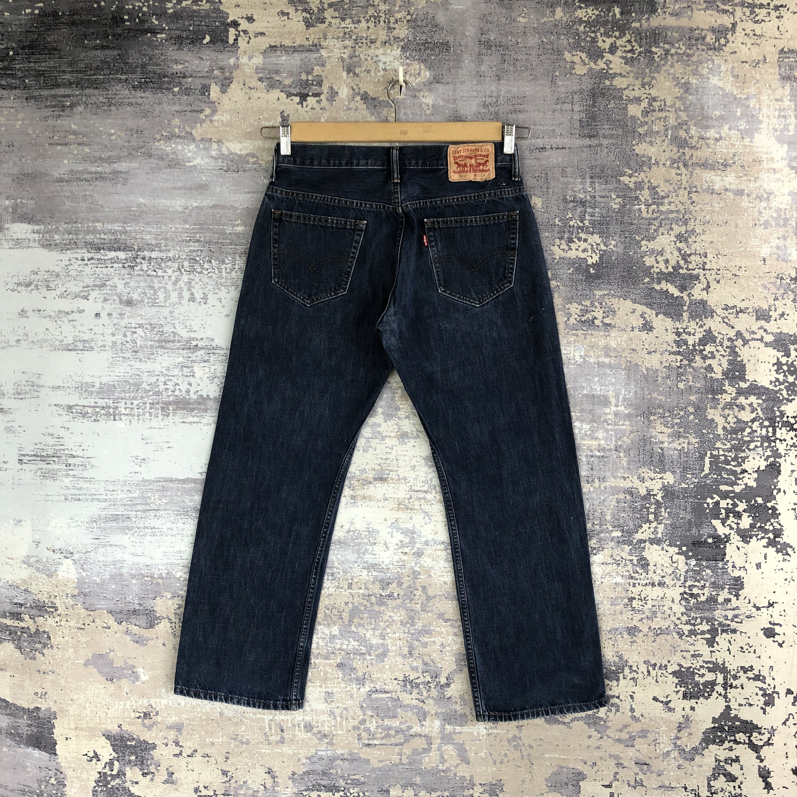 Levi's Vintage Y2K Levis 569 Baggy Jeans Levi's Faded Indigo Denim Size US 30 / EU 46 - 2 Thumbnail