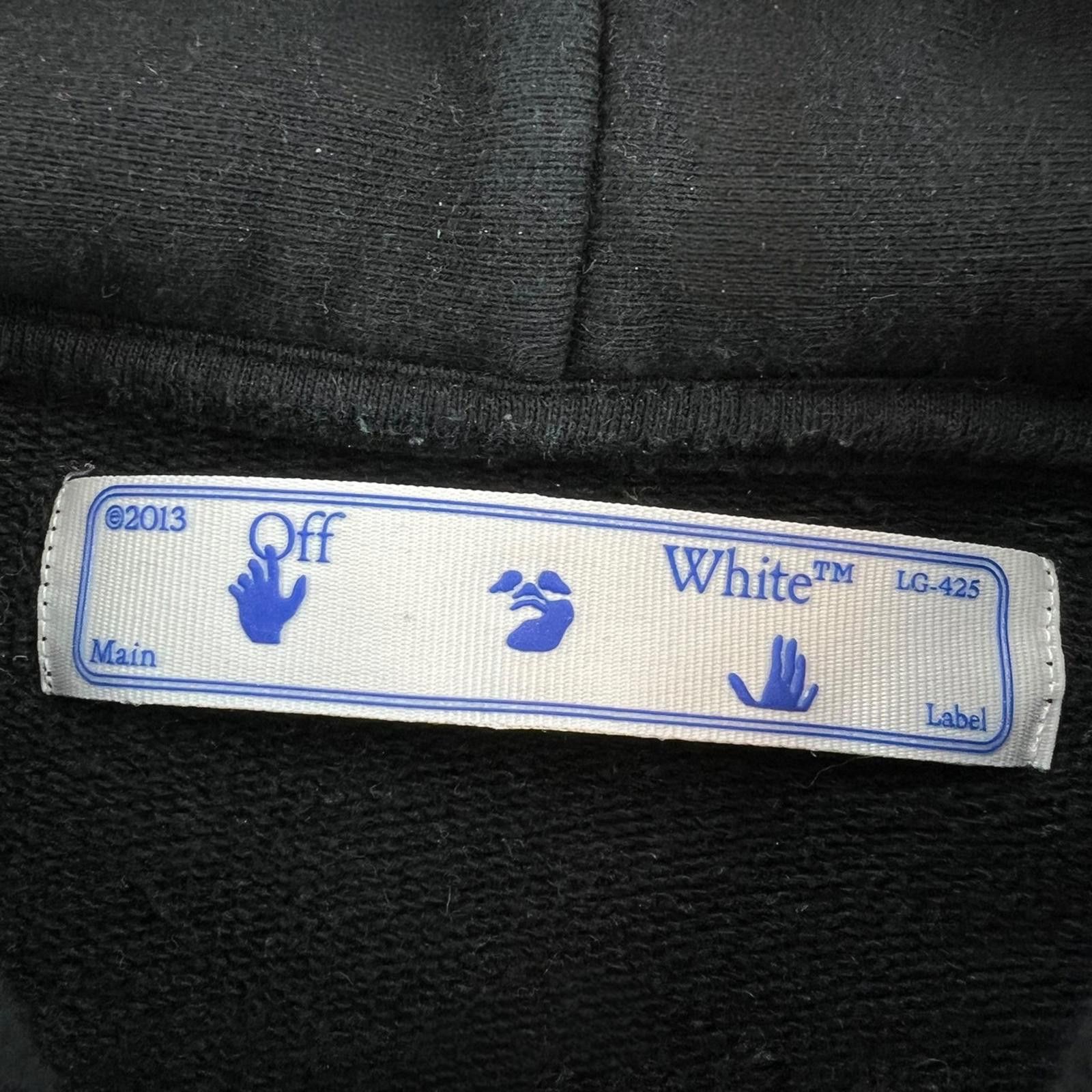 Off-White Off-White Blue Marker Arrows Hoodie Size US XS / EU 42 / 0 - 5 Thumbnail