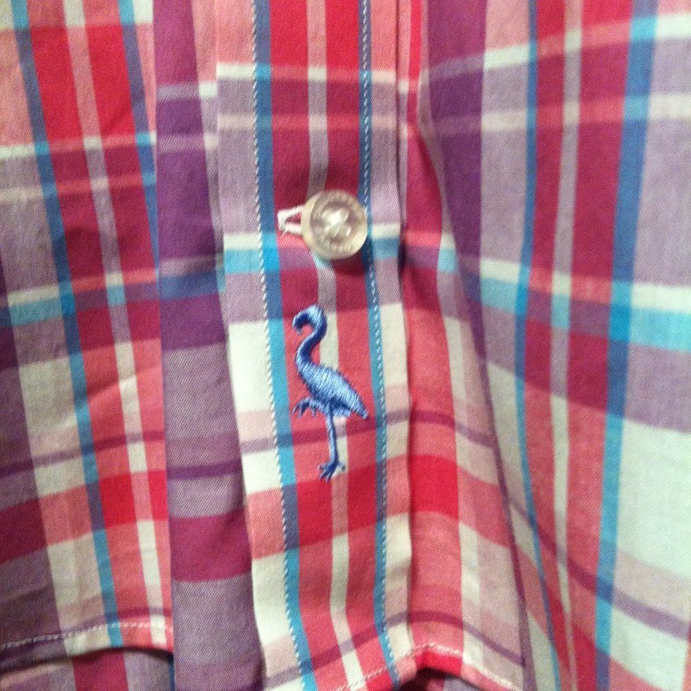 Tailorbyrd TAILORBYRD MENS NEW FUCHSIA 100%COTTON CASUAL SHIRT SIZE: M Size US M / EU 48-50 / 2 - 6 Thumbnail