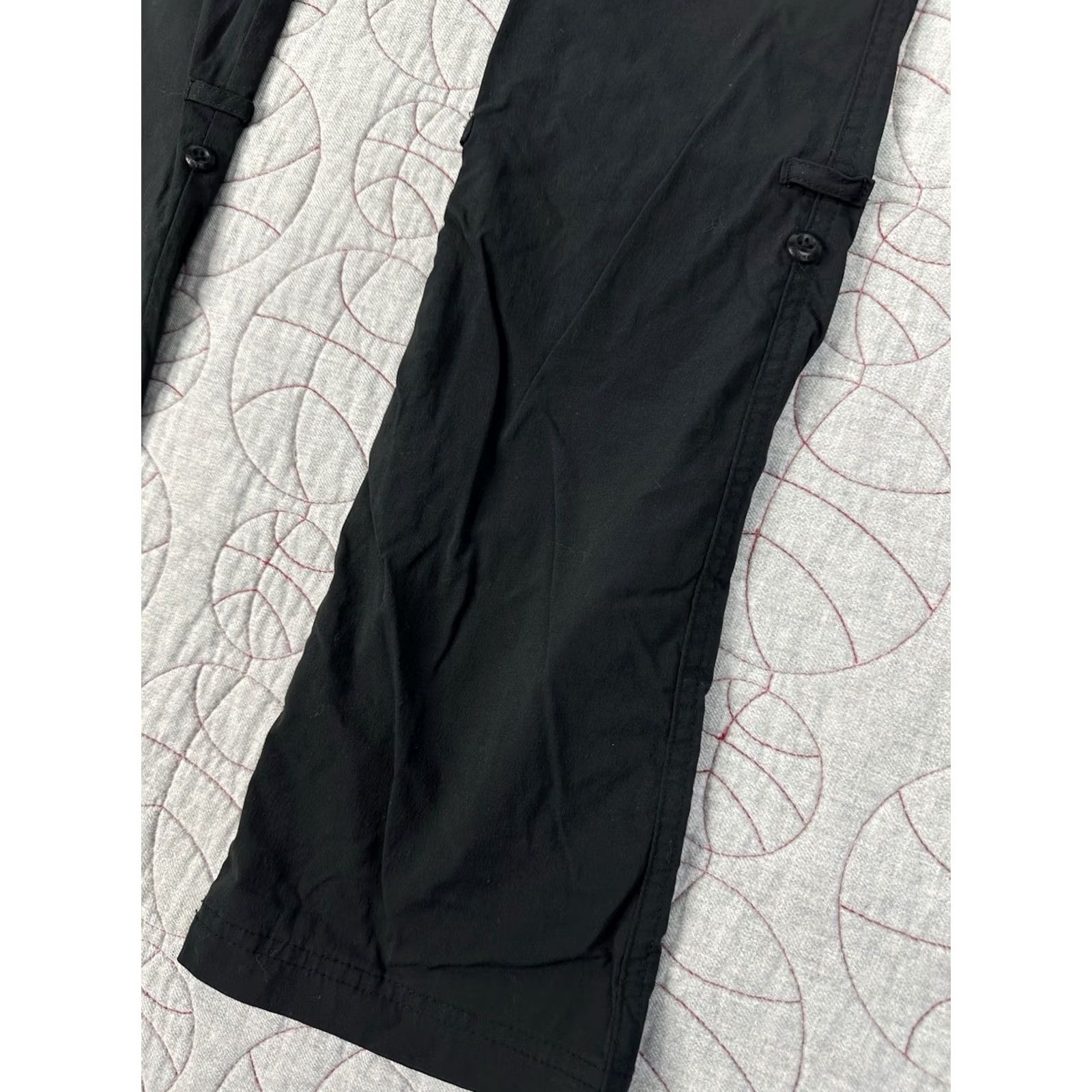 Vintage Columbia Pants Women Flat Front Chino Size 4 Regular Black Spring Fall Winter Summer Casual Size 27" / US 4 / IT 40 - 6 Thumbnail