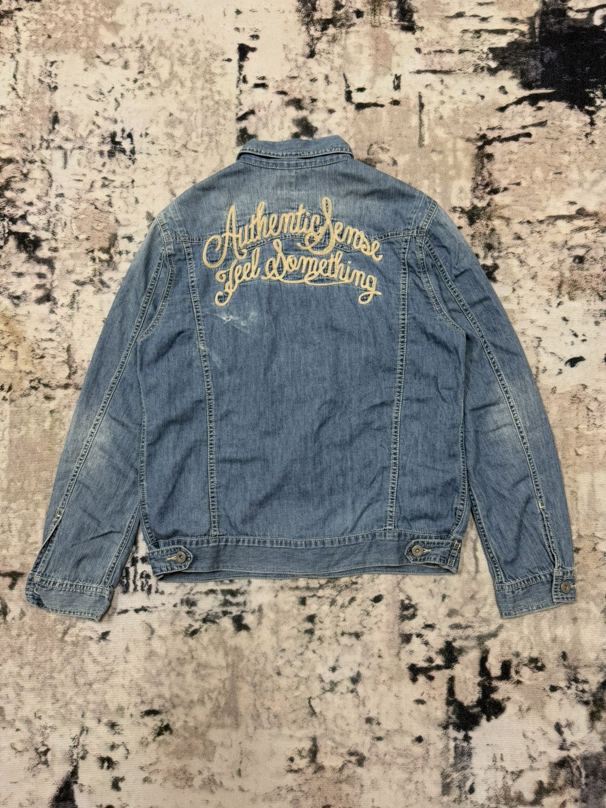Japanese Brand Stooge & Co Union Made Button Chambray Denim Jacket Size US S / EU 44-46 / 1 - 14 Thumbnail