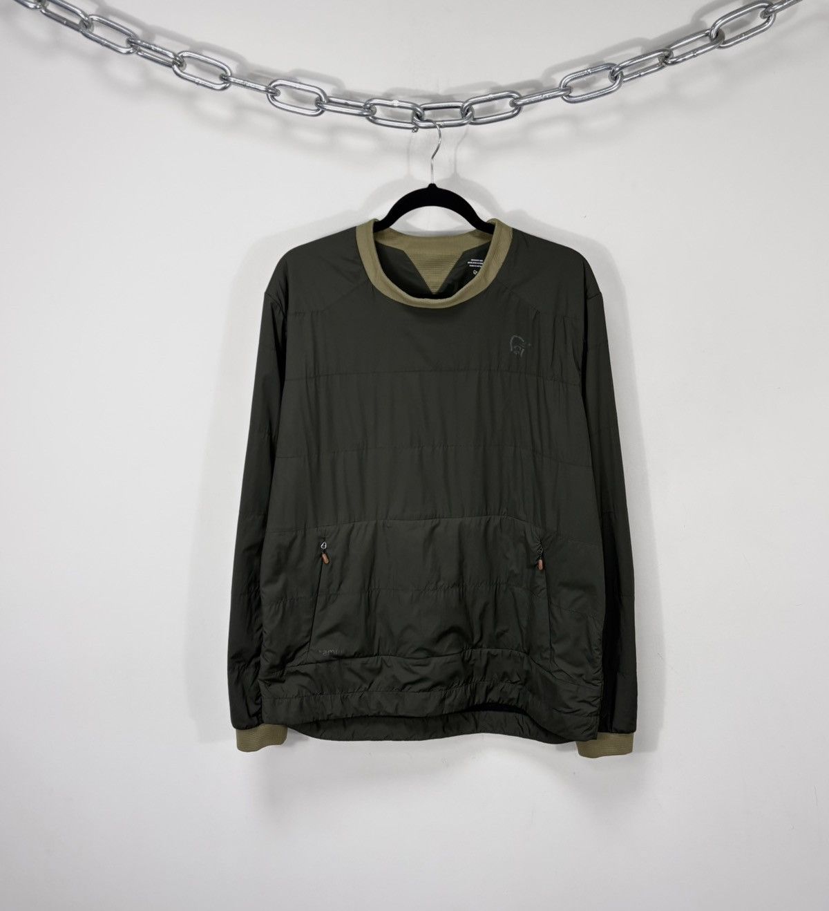 Norrona Norrona Tamok Alpha90 Crewneck Jacket Sample Olive Green Size US L / EU 52-54 / 3 - 1 Thumbnail