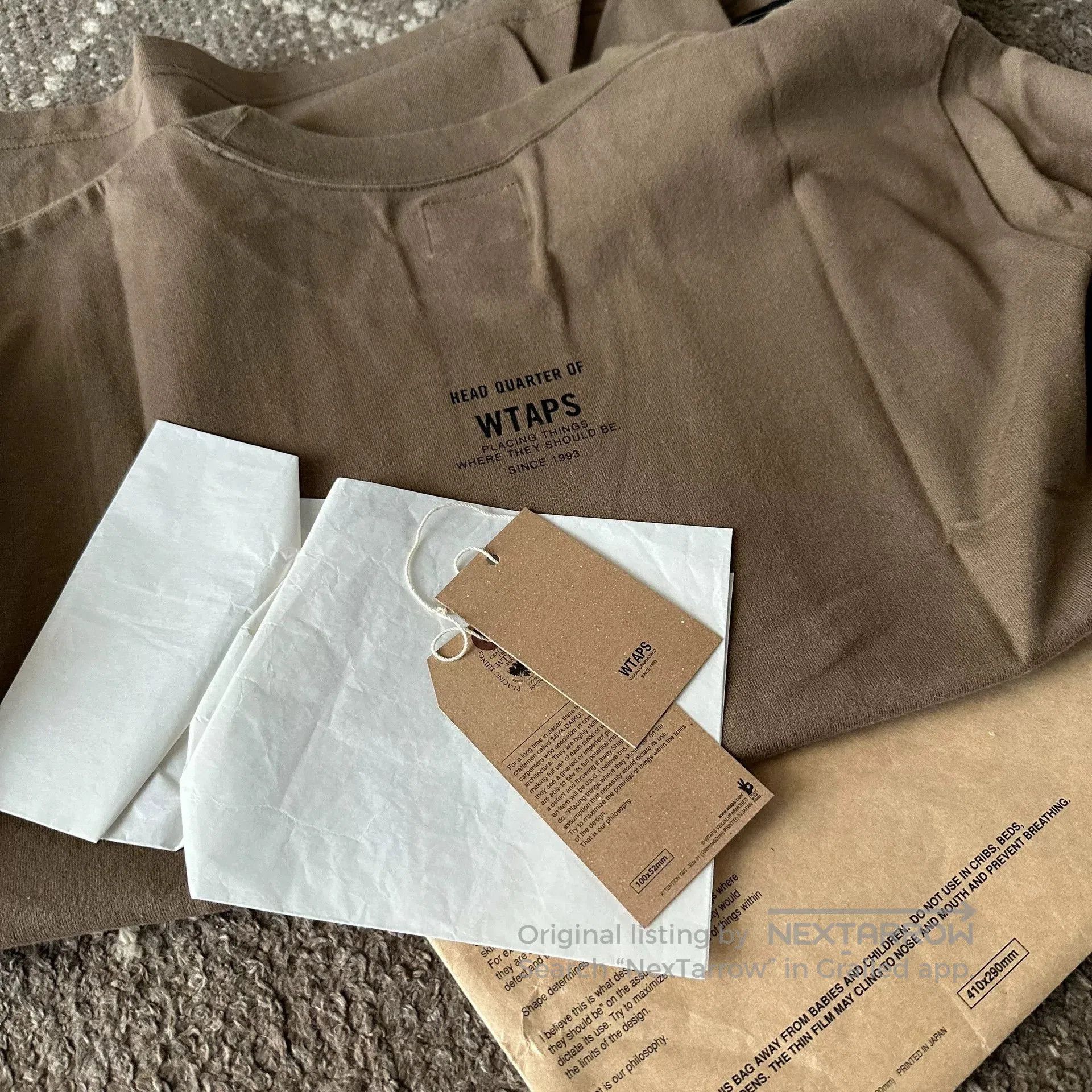 Wtaps WTAPS GIP Limited T. Size US S / EU 44-46 / 1 - 2 Thumbnail