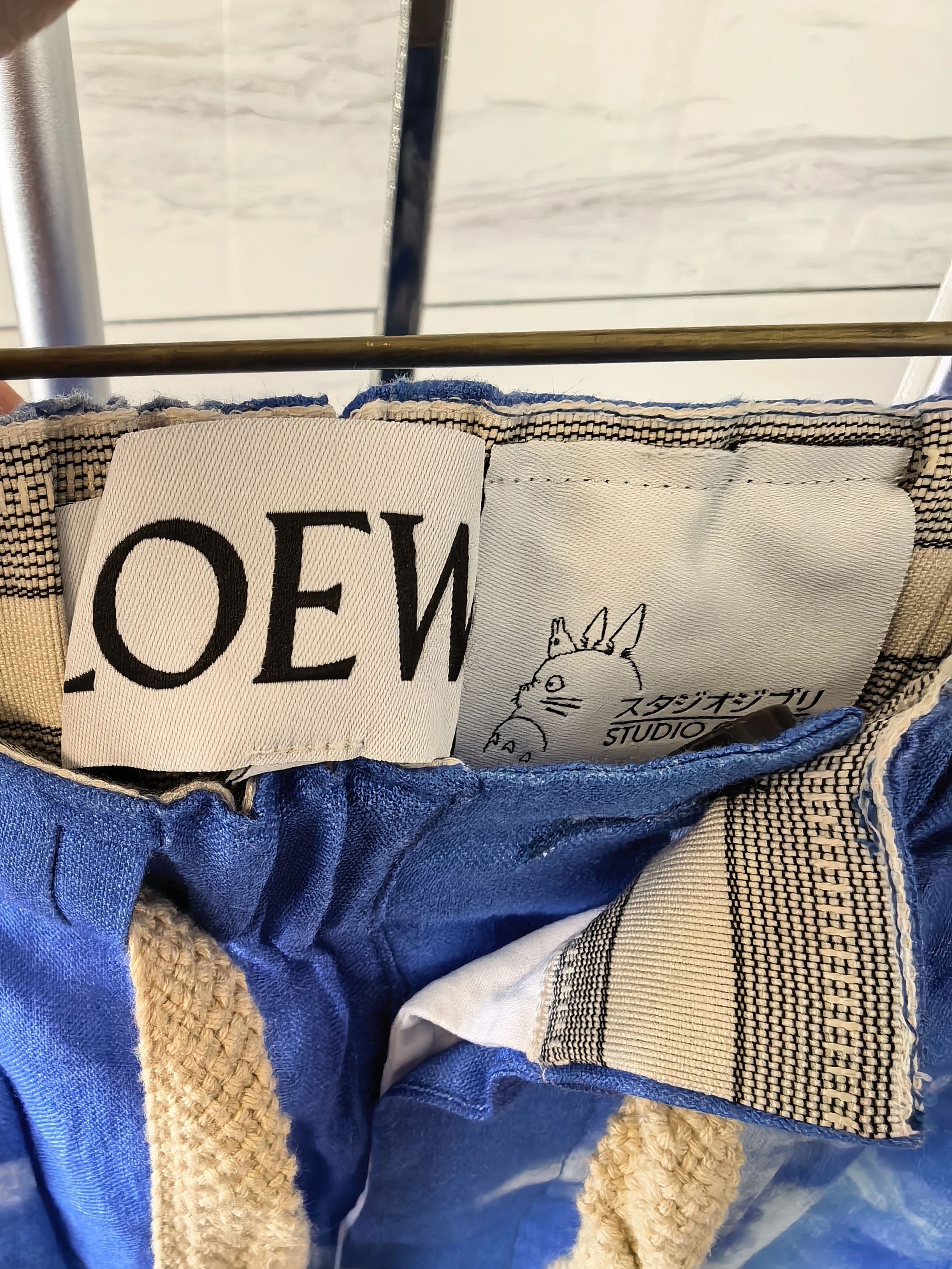 Loewe LOEWE x Totoro Linen 7-Shorts XS Size US 28 / EU 44 - 3 Thumbnail