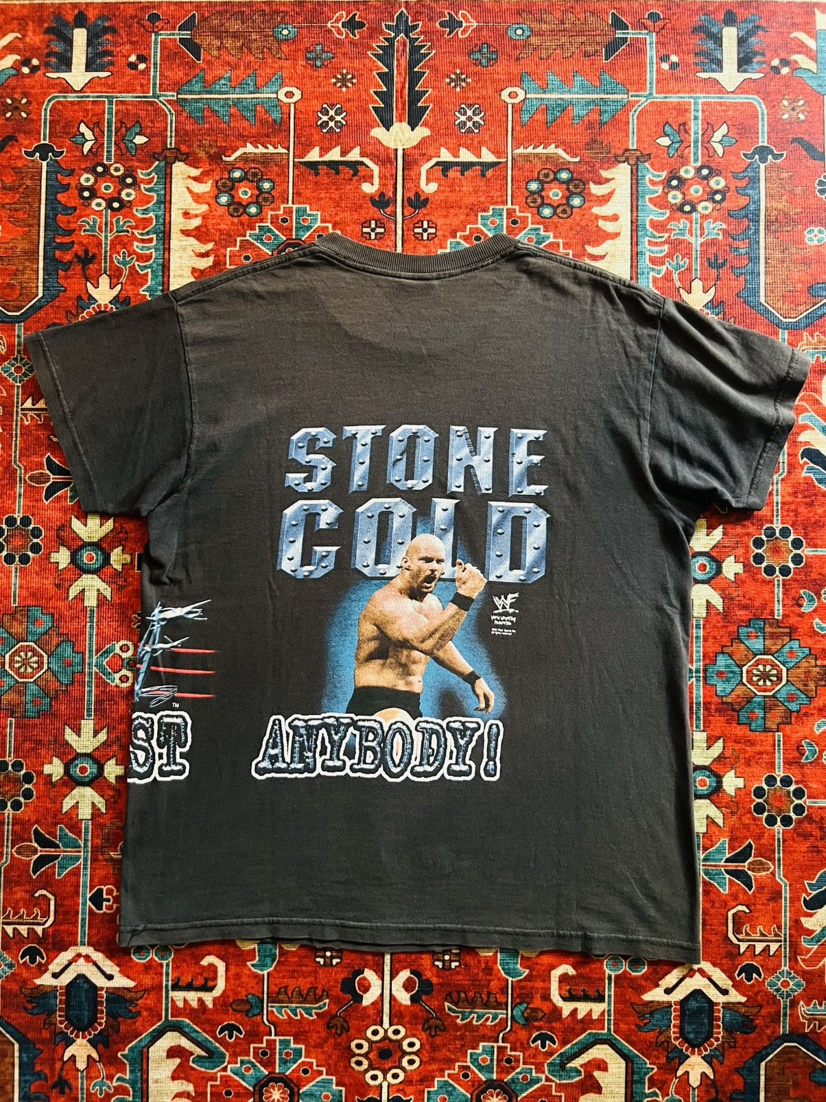 Vintage Vintage 1998 Stone Cold Steve Austin DTA Tee Size US XL / EU 56 / 4 - 2 Thumbnail