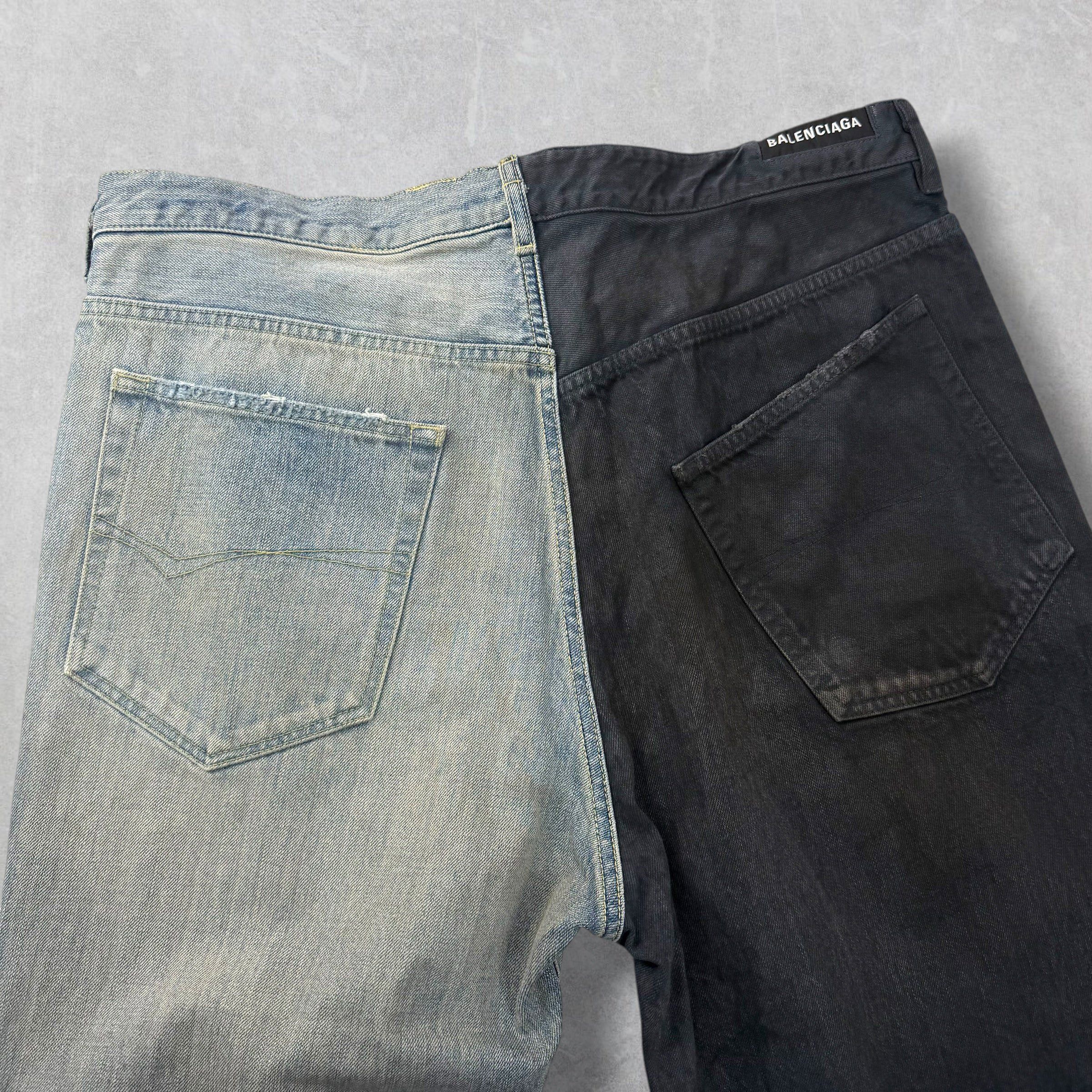Balenciaga Balenciaga 50/50 Blue Jeans XL (38) Size US 38 / EU 54 - 6 Thumbnail