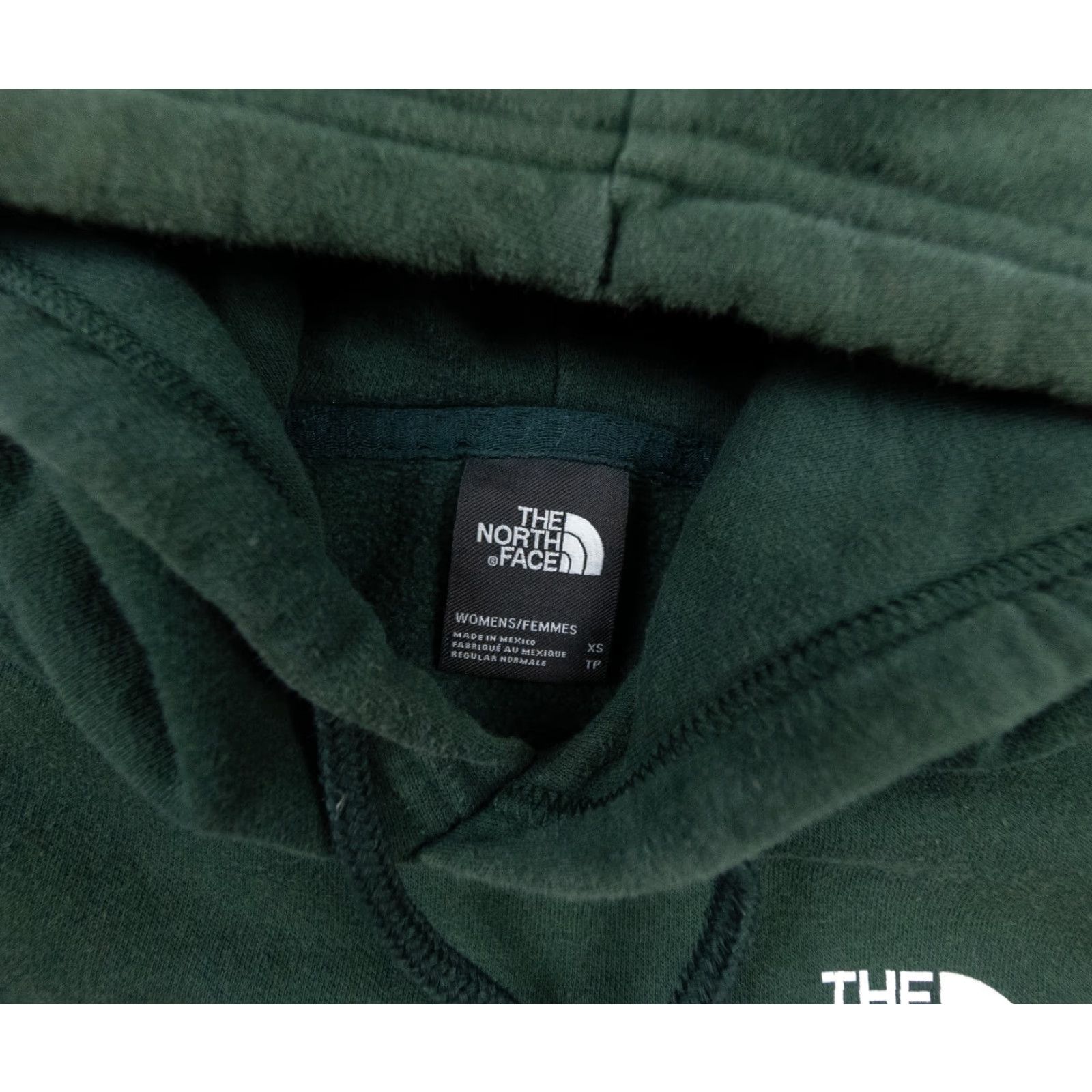 The North Face The North Face Women's Hooded Sweatshirt XS Green Pullover Hoodie Sweatshirt FLAWED Size XS / US 0-2 / IT 36-38 - 7 Thumbnail