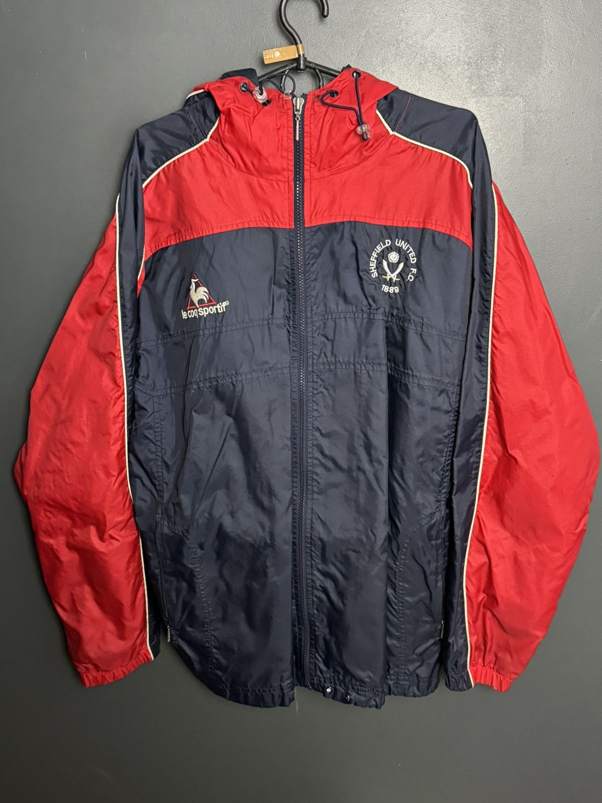Le Coq Sportif Sheffield United Training Football Jacket Size US L / EU 52-54 / 3 - 1 Thumbnail
