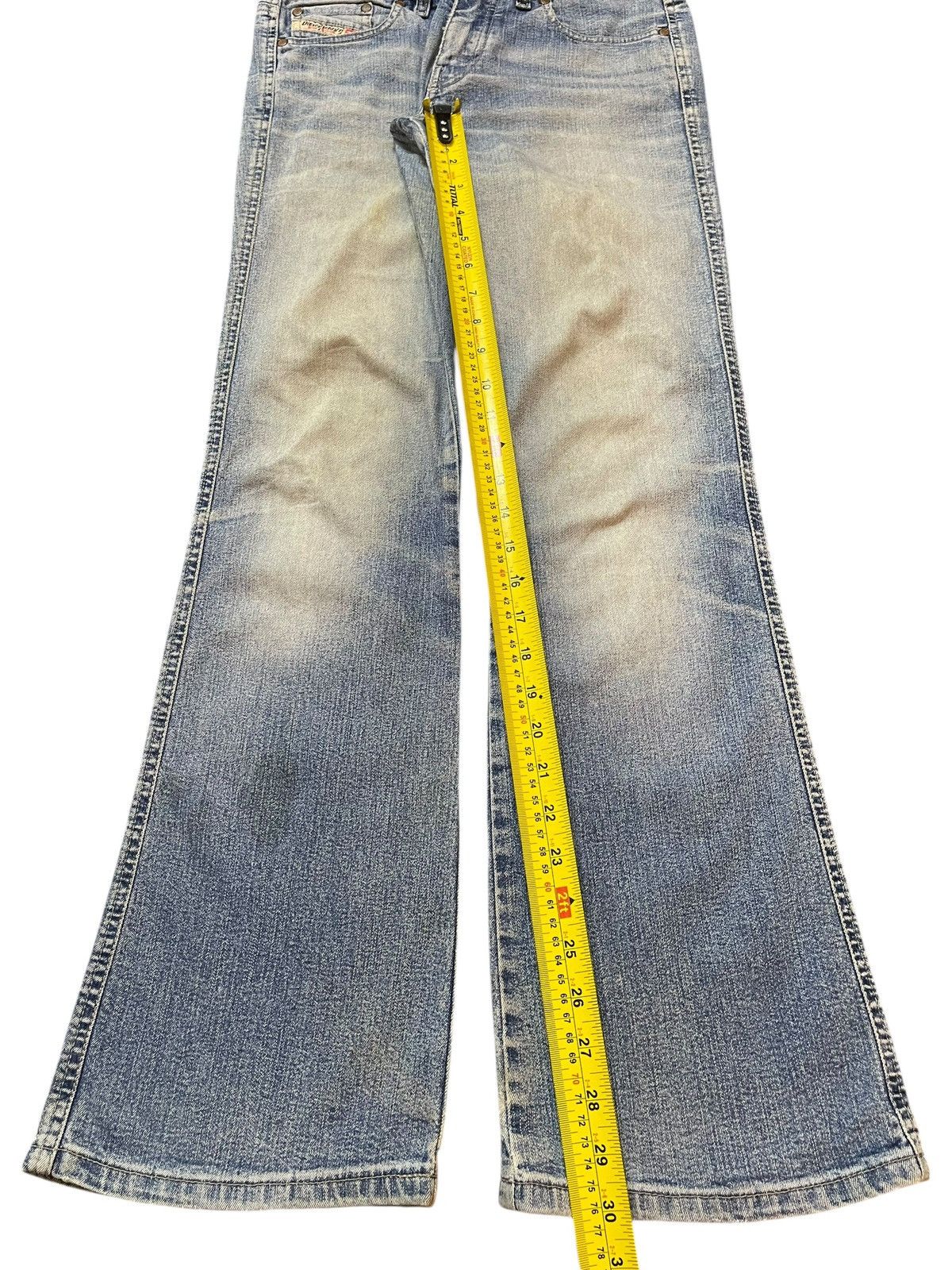Diesel Vintage Diesel Industry Mud Wash Faded Style Wide Leg Jeans Size US 28 / EU 44 - 13 Thumbnail