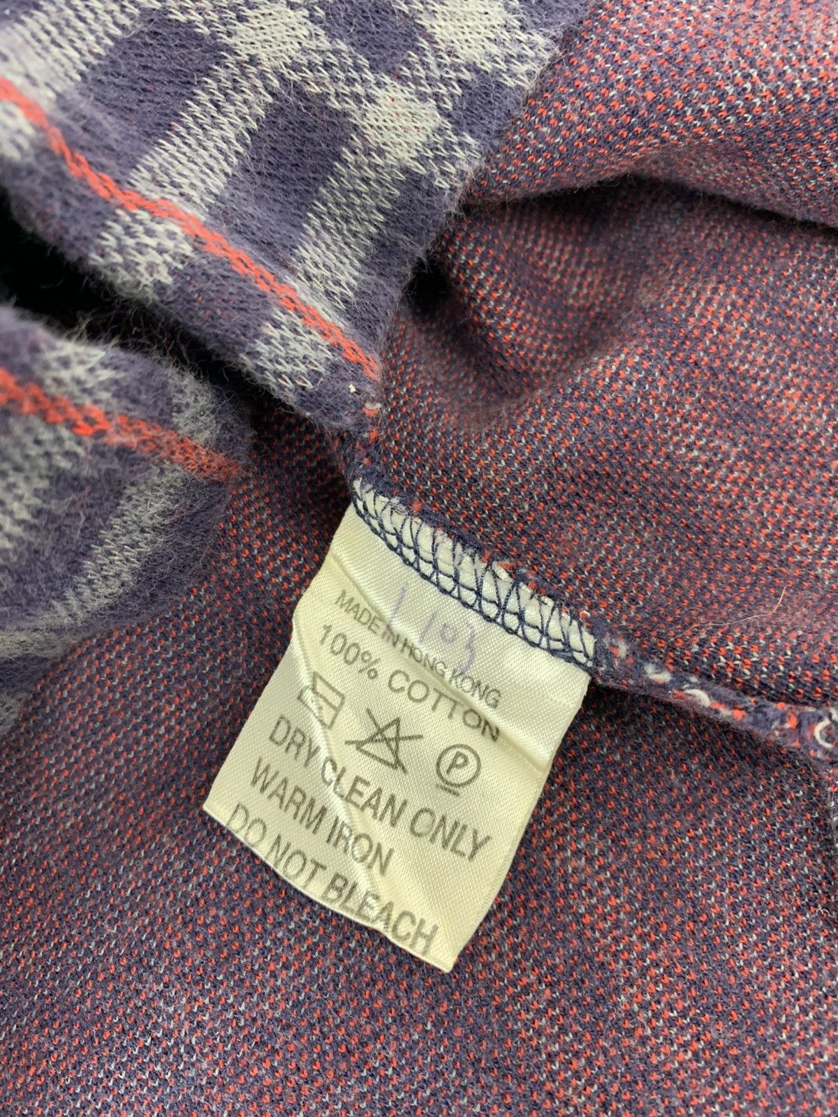 Burberry Vintage Burberrys Of London Striped Checked Polo Tee Size US M / EU 48-50 / 2 - 5 Thumbnail