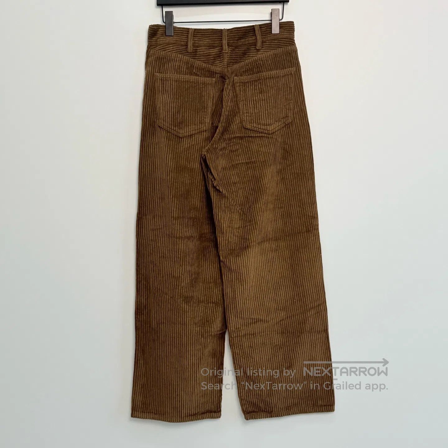 Celine CELINE High-Waisted Wide-Leg Corduroy Pants| Size US 29 - 3 Thumbnail