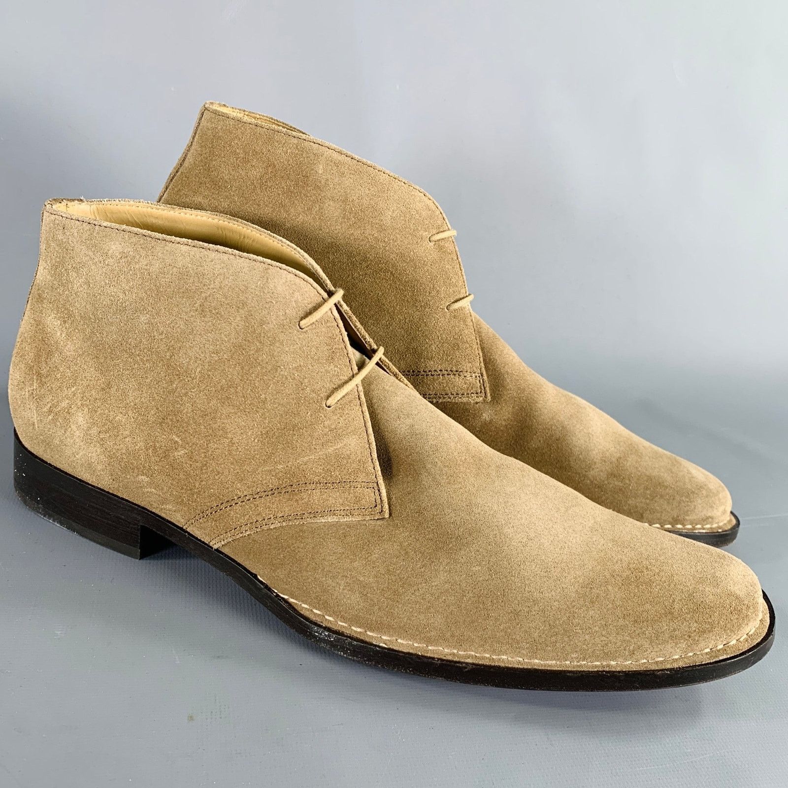 Banana Republic BANANA REPUBLIC Size 9.5 Taupe Suede Lace-Up Boots Size US 9.5 / EU 42-43 - 1 Thumbnail