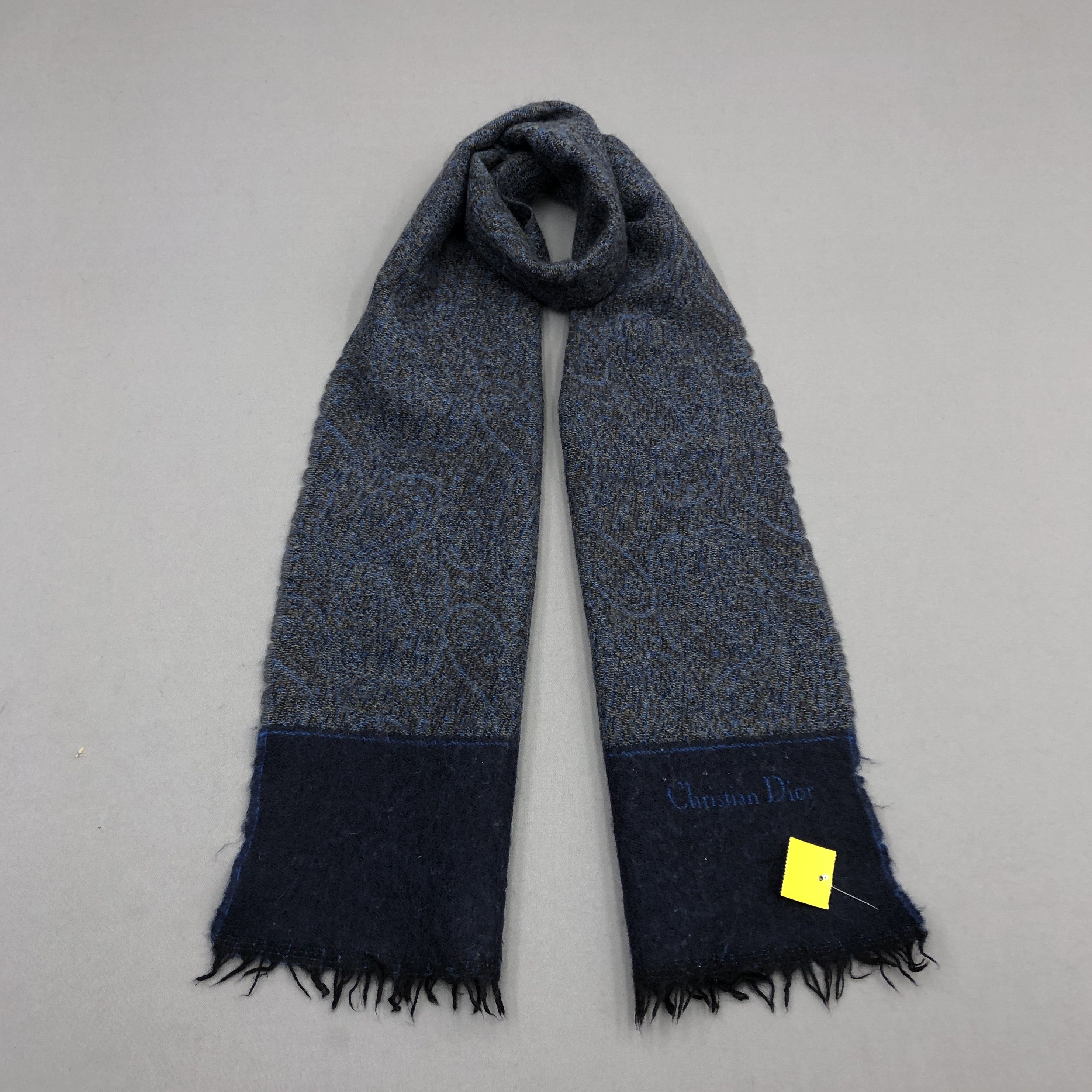Vintage Vintage Christian Dior Scarf Muffler Wool Winter Scarves Size ONE SIZE - 1 Thumbnail