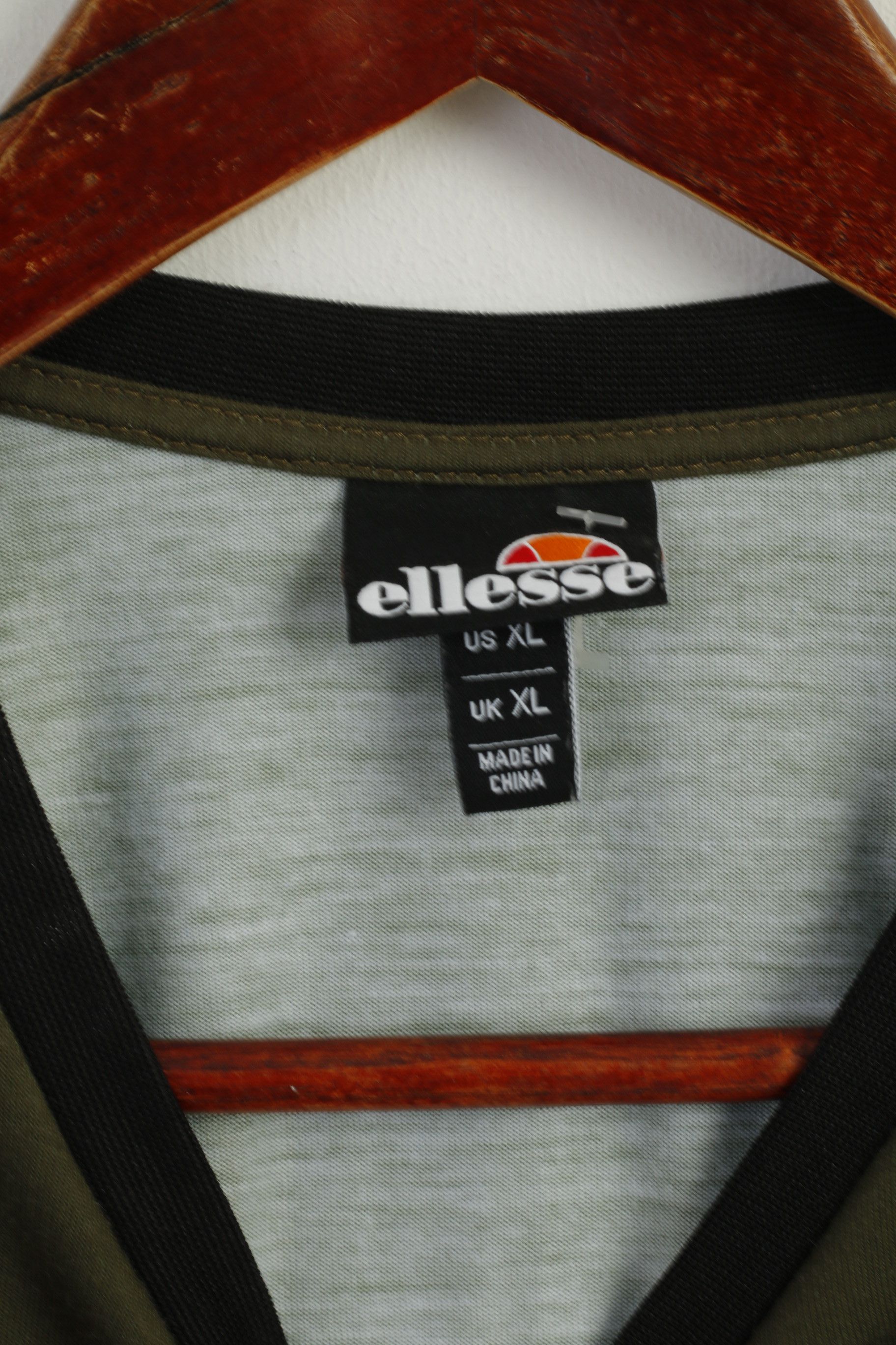 Ellesse Ellesse Men XL T-Shirt Green Polyester 8821 Size US XL / EU 56 / 4 - 3 Thumbnail