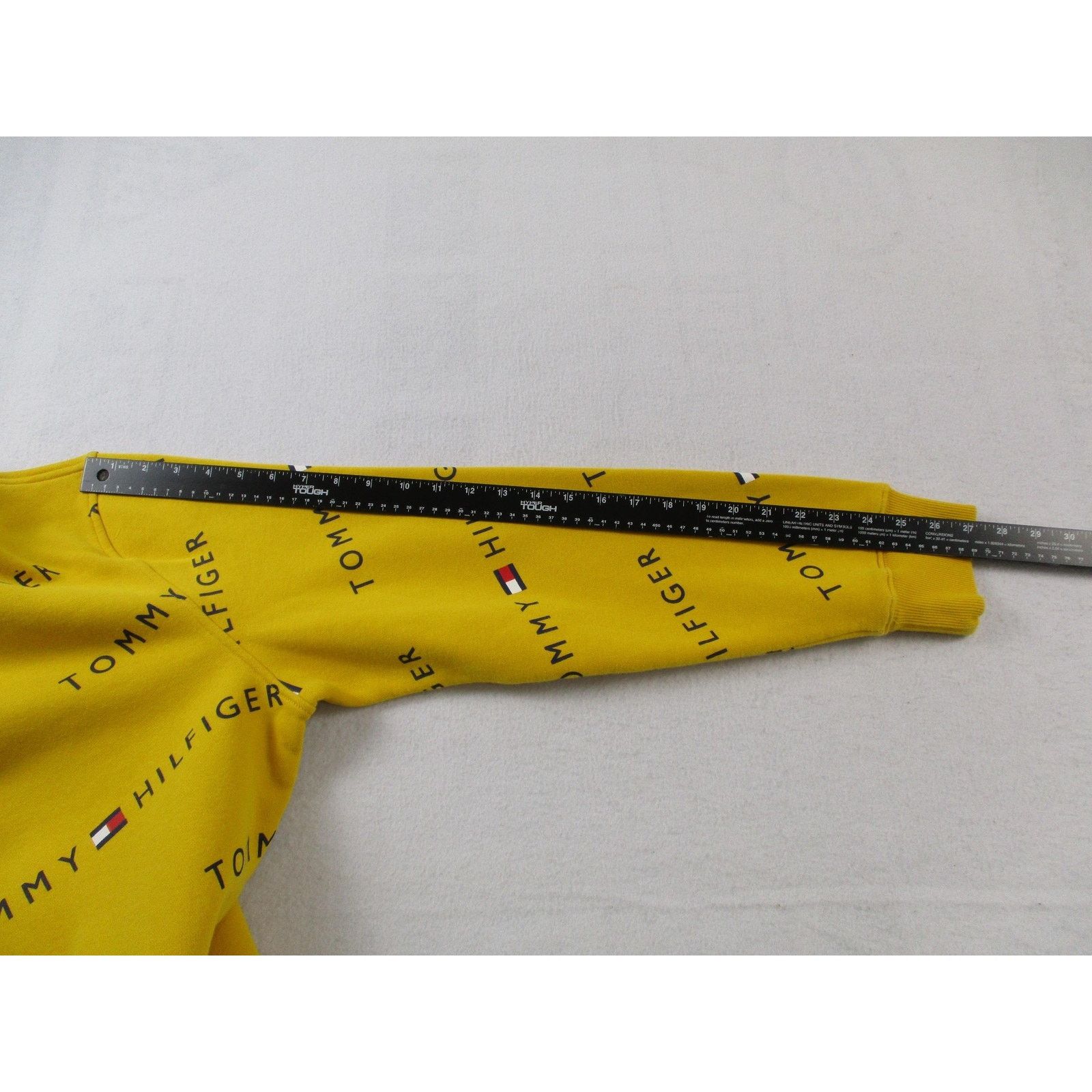Tommy Hilfiger Tommy Hilfiger All-Over Print Crewneck Mustard Yellow Men XL Size US XL / EU 56 / 4 - 8 Thumbnail