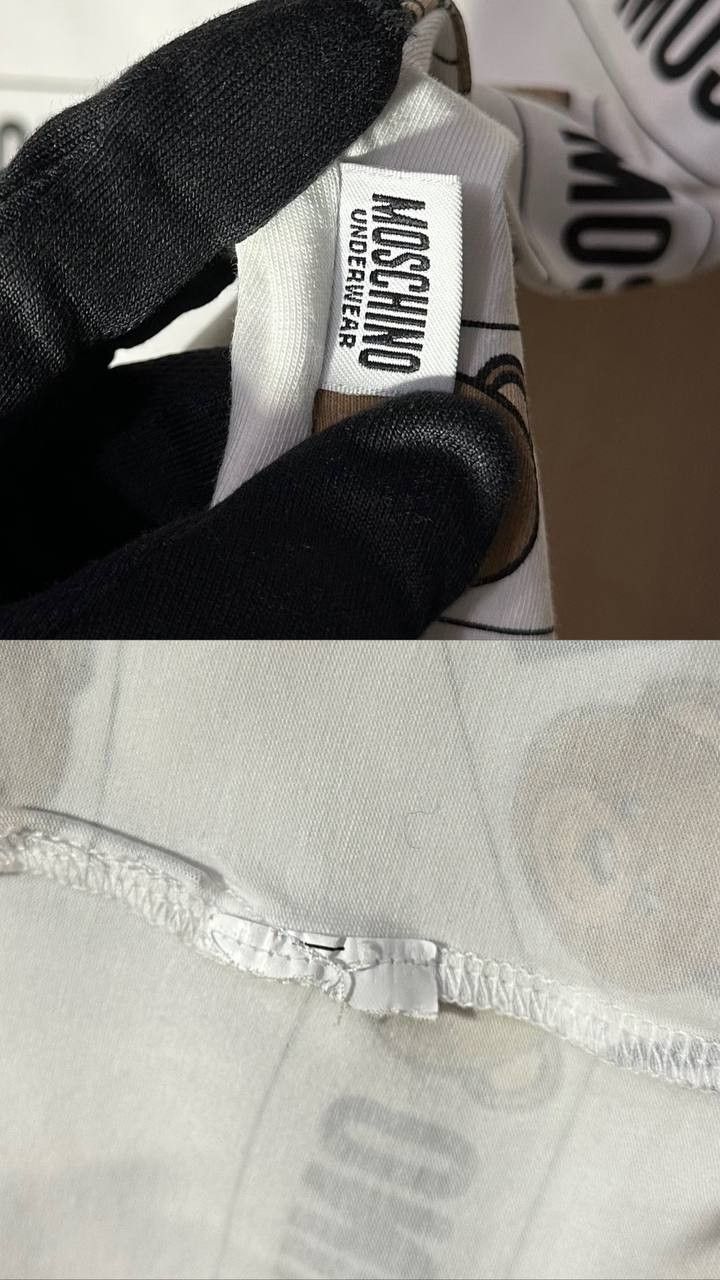 Moschino Moschino Underwear T-Shirt white Moschino UNDERBEAR Size M / US 6-8 / IT 42-44 - 6 Thumbnail
