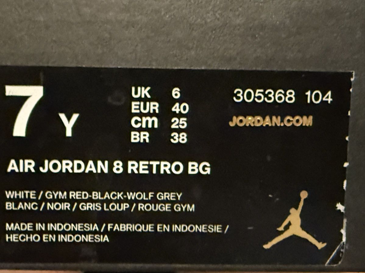 Jordan Brand AIR JORDAN RETRO 8 ALTERNATE SZ 7 Size US 7 / EU 40 - 7 Thumbnail