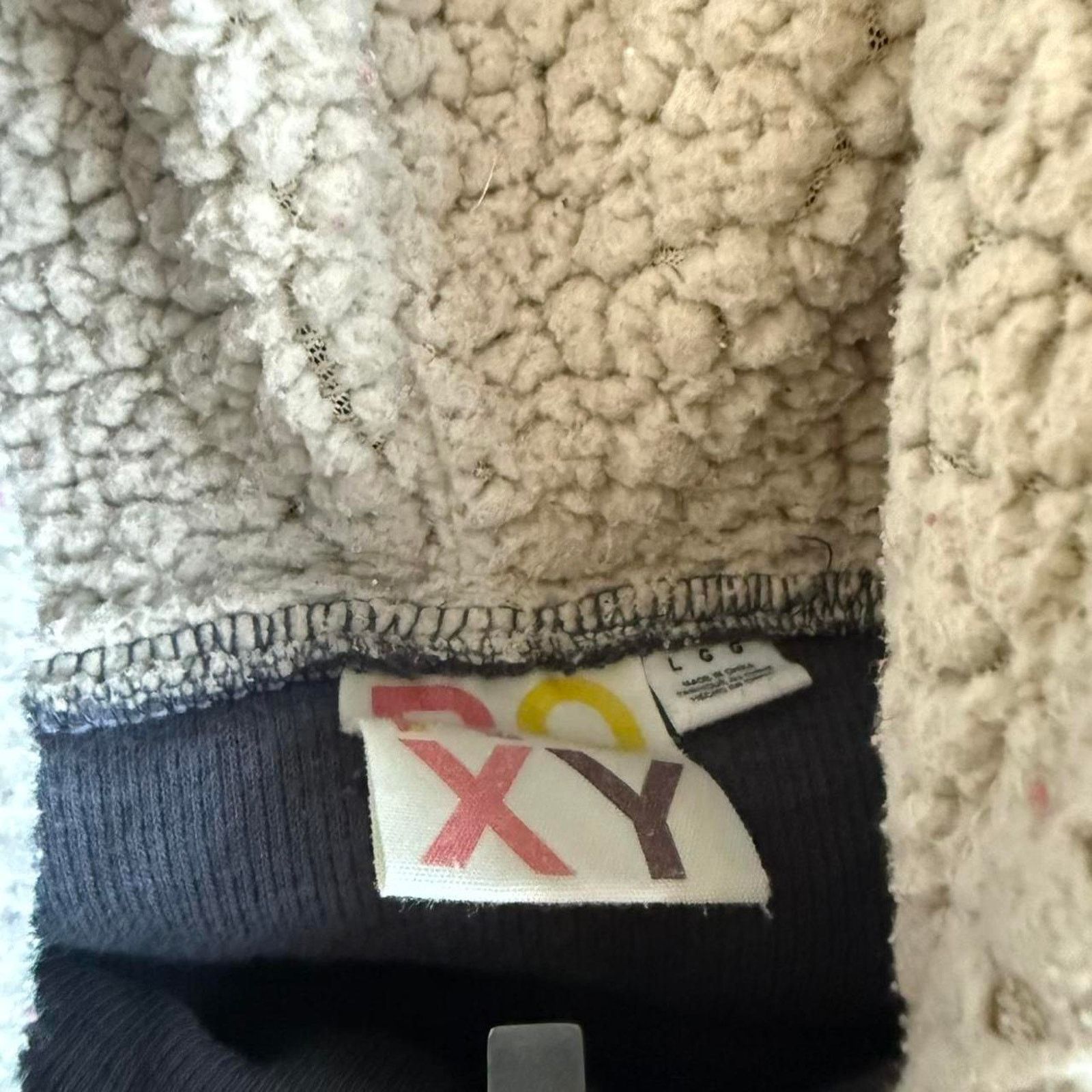 Other Vintage y2k roxy fleece lined quilted surf hoodie Size L / US 10 / IT 46 - 5 Thumbnail