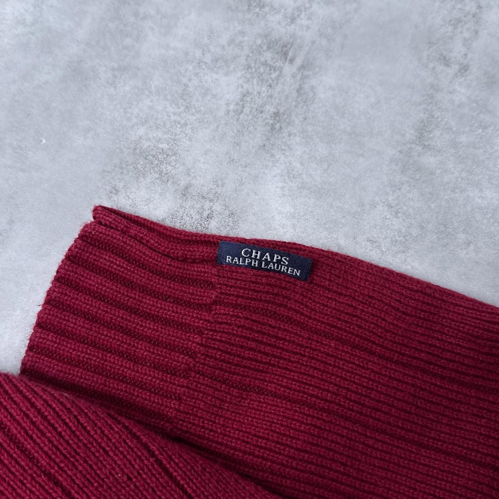 Chaps Y2K Chaps Ralph Lauren 00s Red Sweater Size US L / EU 52-54 / 3 - 8 Thumbnail