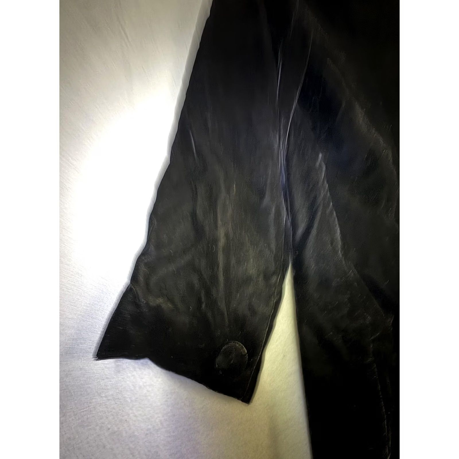 Vintage INC International Concepts Coat Womens 12 Black Velvet Button Front Lined Size XL / US 12-14 / IT 48-50 - 7 Thumbnail