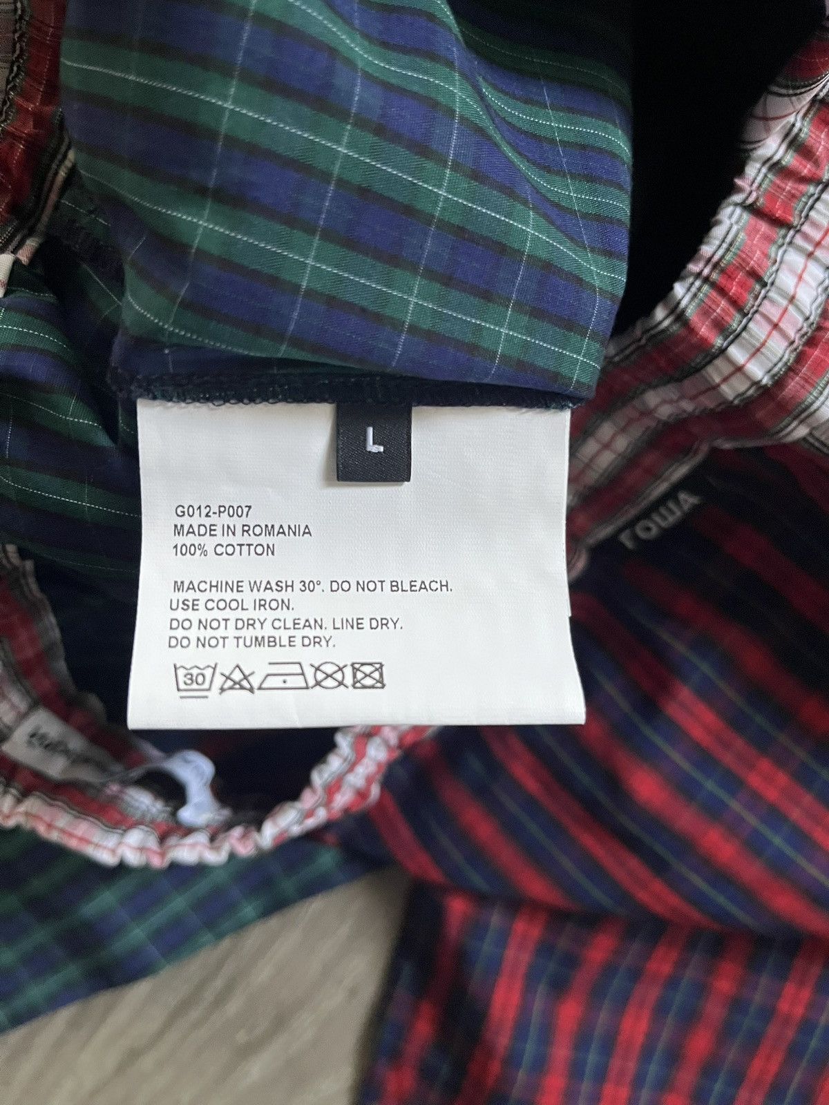 Gosha Rubchinskiy S/S 18 Check Combo Pant Size US 32 / EU 48 - 8 Thumbnail